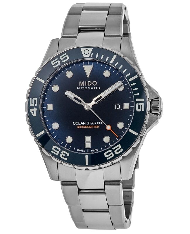New Mido Ocean Star 600 Chronometer Blue Dial Men’s Watch M026.608.11.041.01