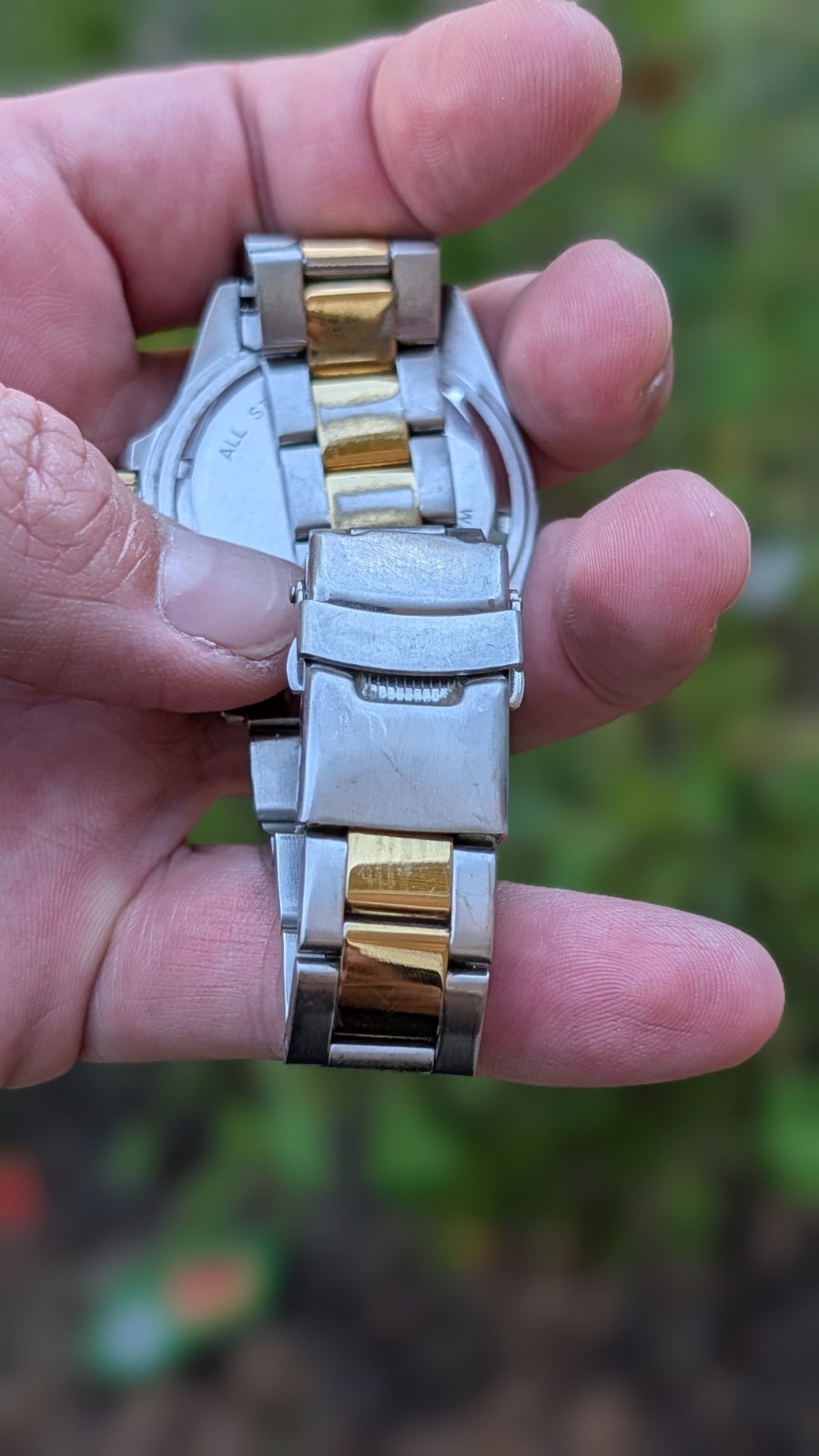 Jules Jurgensen Watch Sea Diver Two Tone Screw-down Crown Quartz