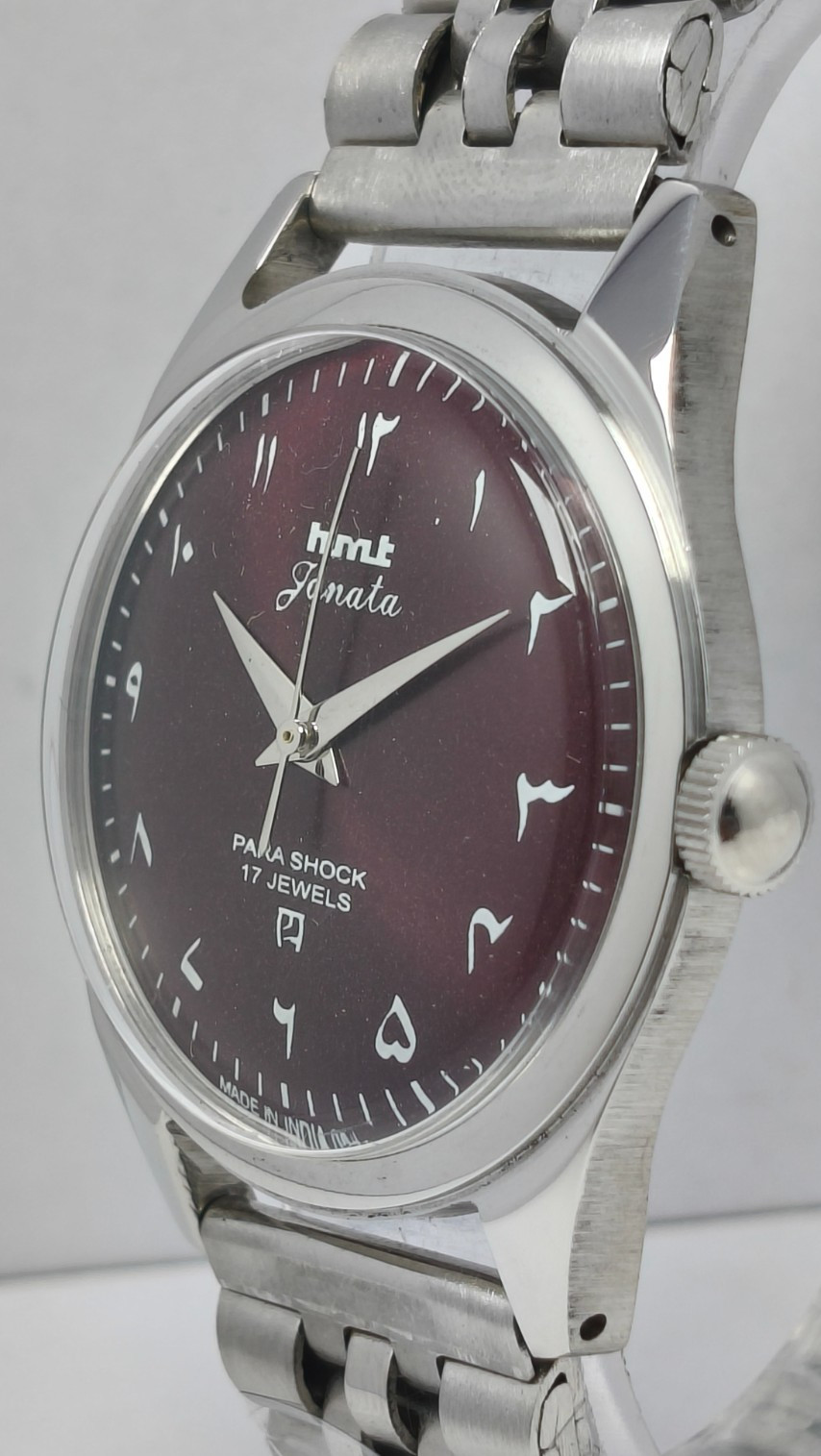 HMT Janata 17J Winding Arabic Wrist Watch For Men’s In Working Condition