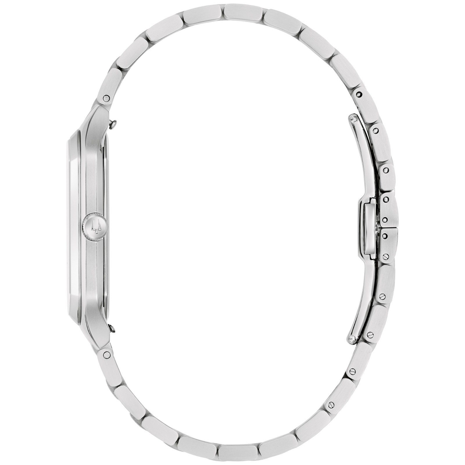 Bulova Men’s We Are All Here Date Window Silver Quartz Watch 32MM 96B471