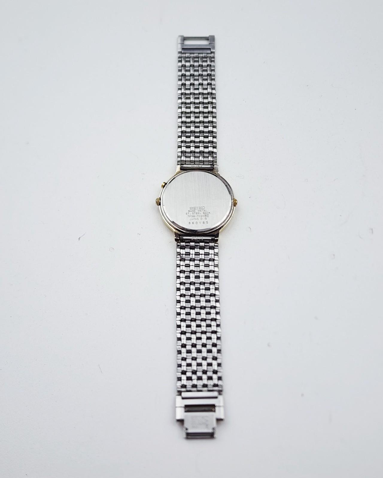 Men’s JAPAN Vintage 1988 MULTIFUNCTION MOONPHASE Watch SEIKO 7F38-7020. Midsize