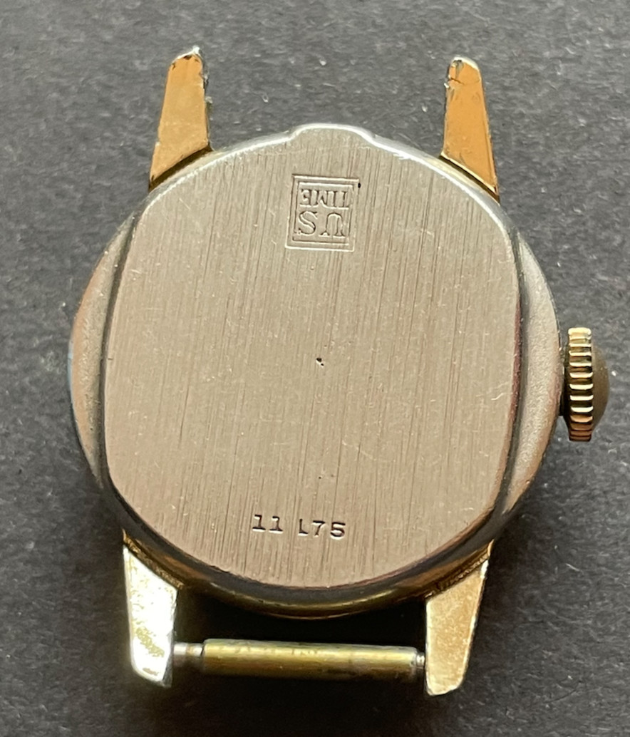 Antique Timex US Time Women’s Watch Runs Ticks Gold Tone Case 26.4mm