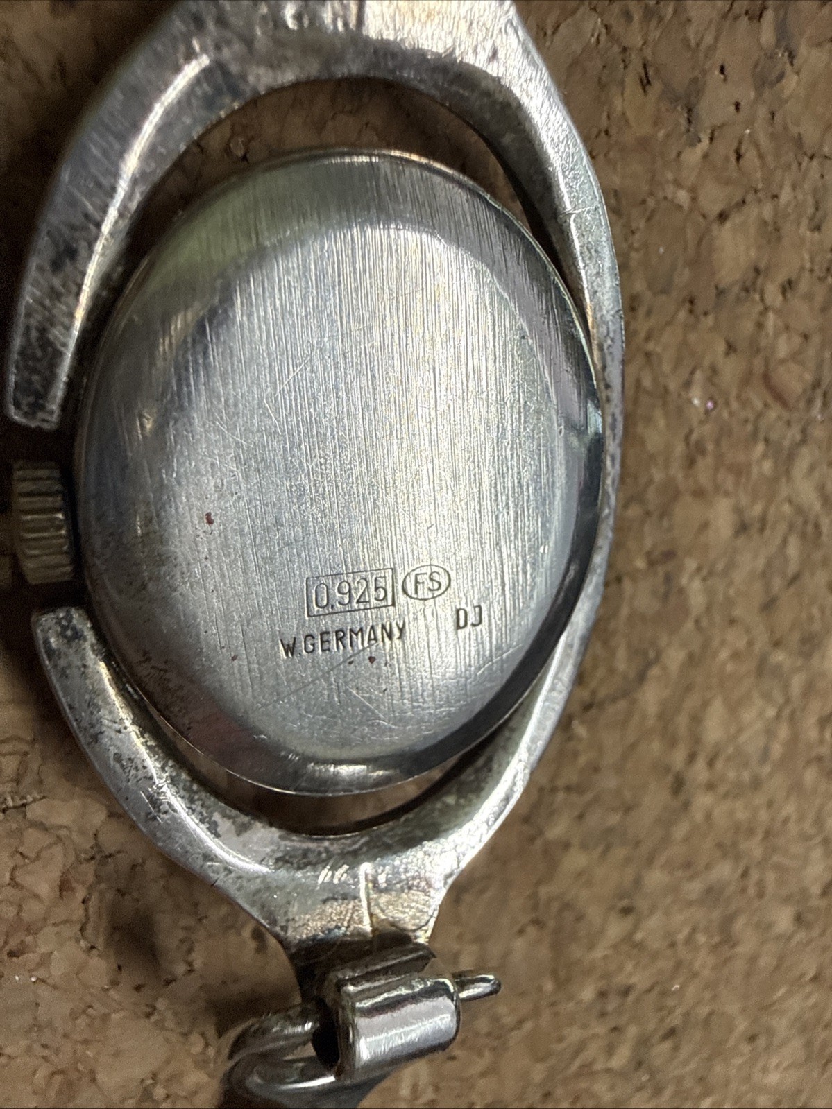 Vintage 925 Sterling Silver Daychron 17 Jewel Wind Up Analog Ladies Watch