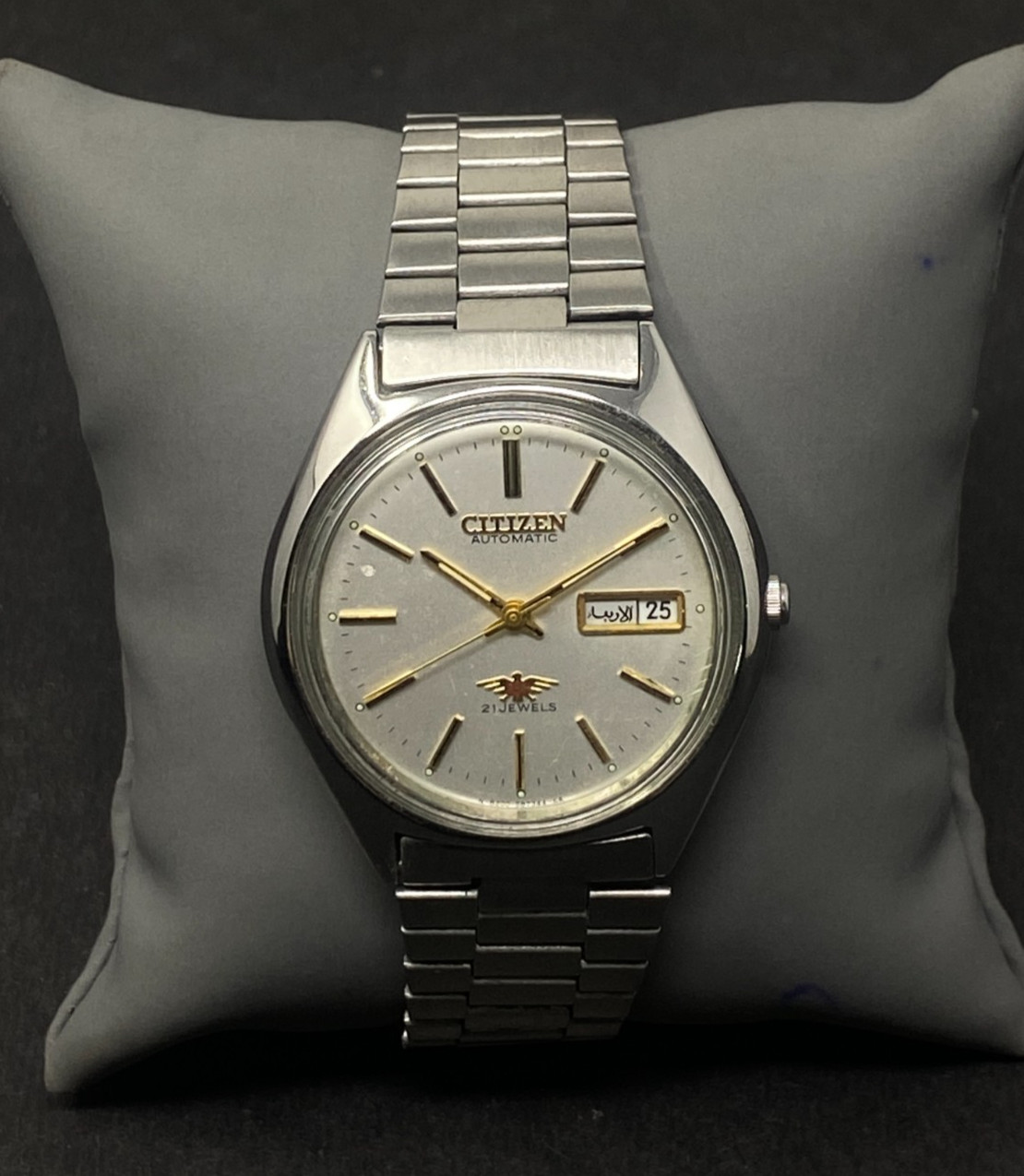Vintage Citizen Automatic 8200A Japan Movement Day-Date Men’s Wrist Watch