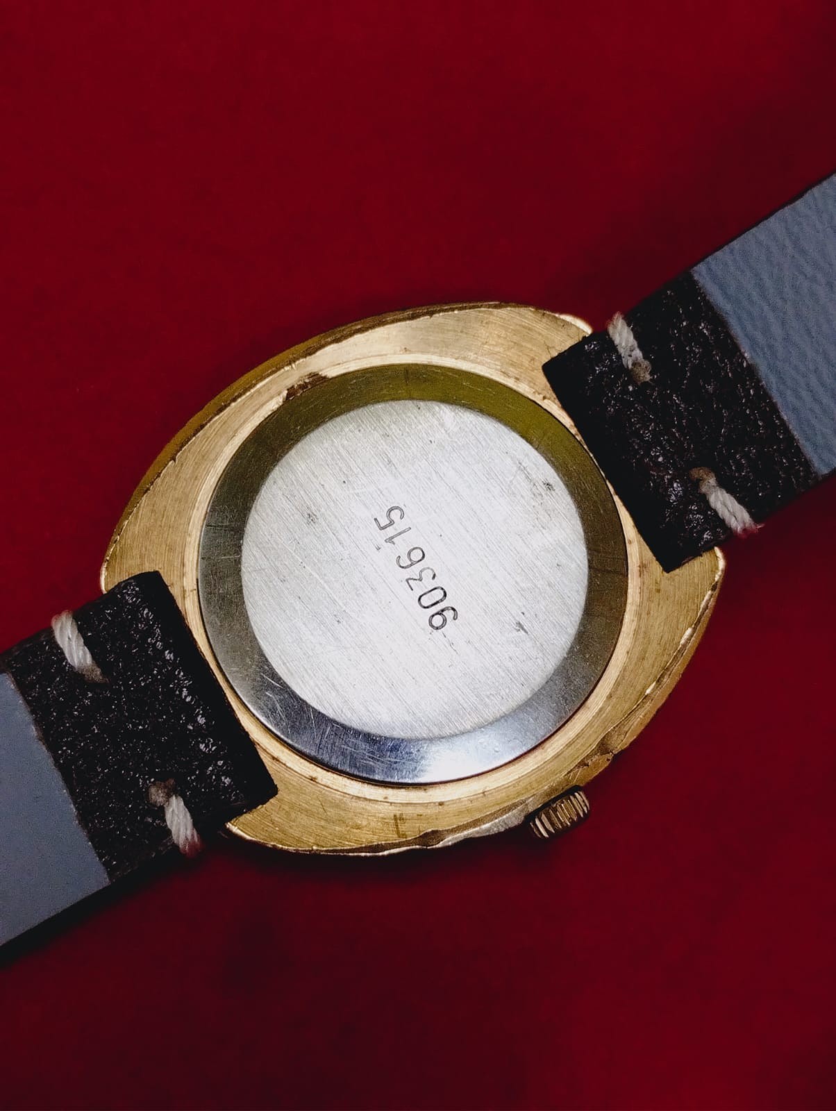 Vintage Raketa Mechanical Gold Plated USSR Mens original working wrist watch 050