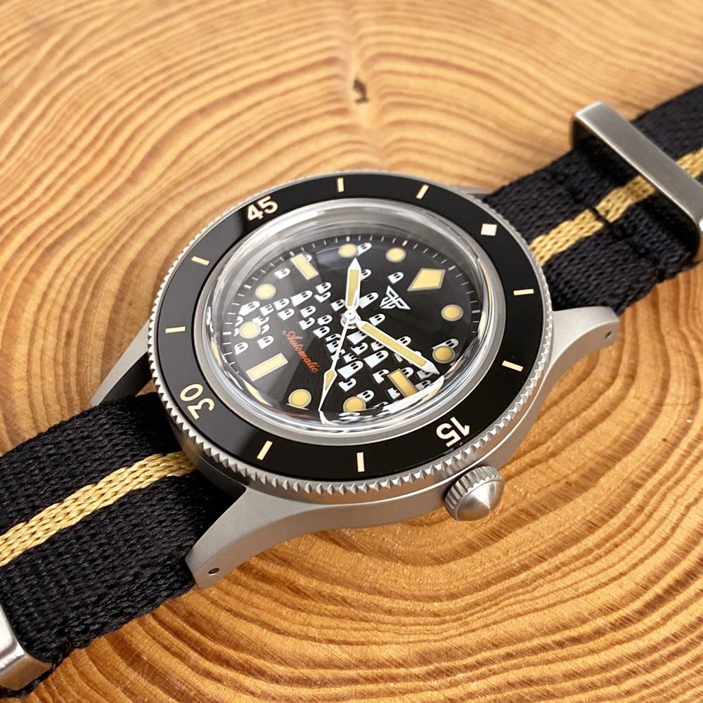 Tandorio 40mm Retro Domed Sapphire Lume Automatic Japan NH35 Men Watch 20ATM