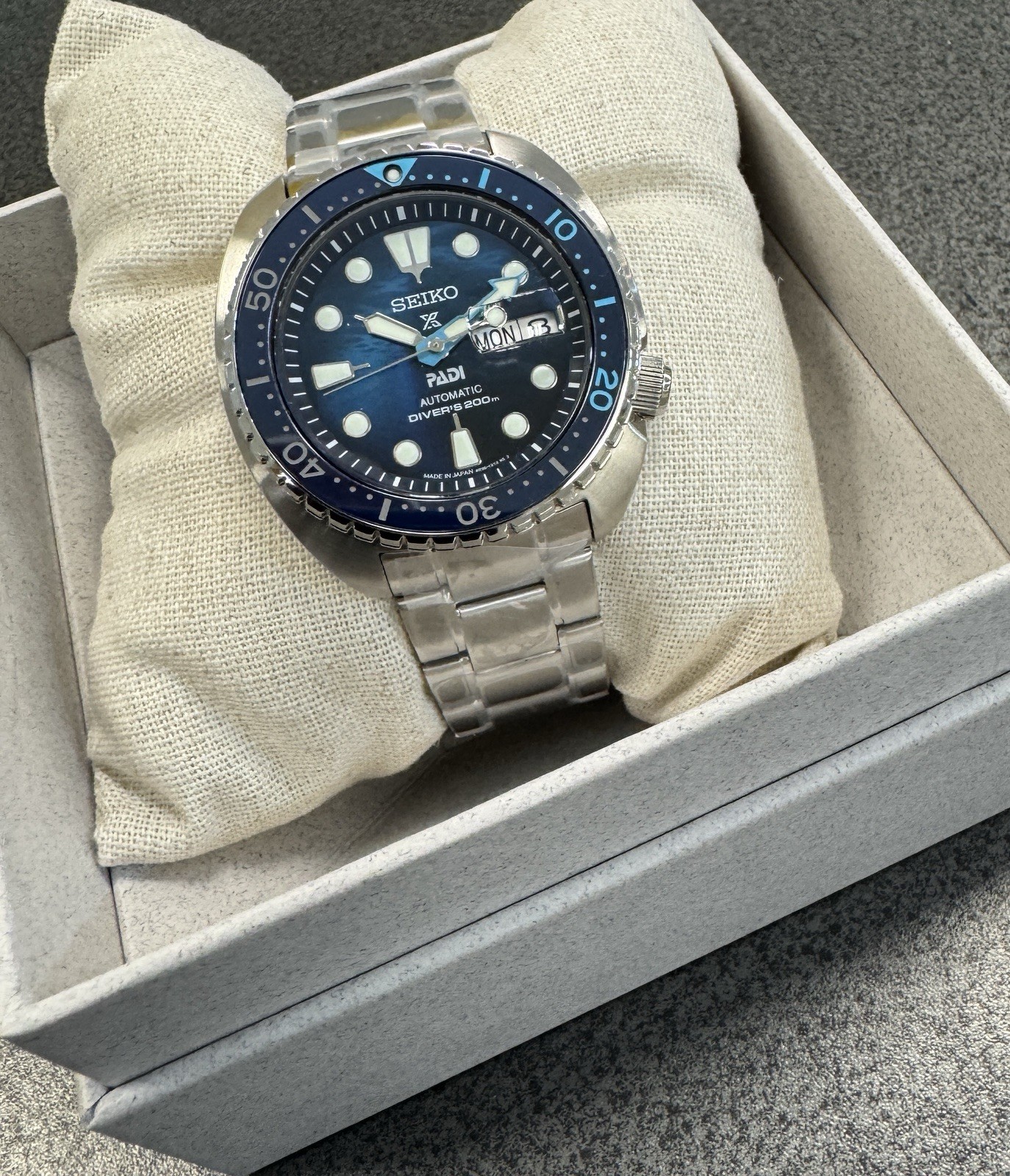 Seiko Men’s Prospex Great Blue Limited US Edition Automatic SRPK01 Made In Japan