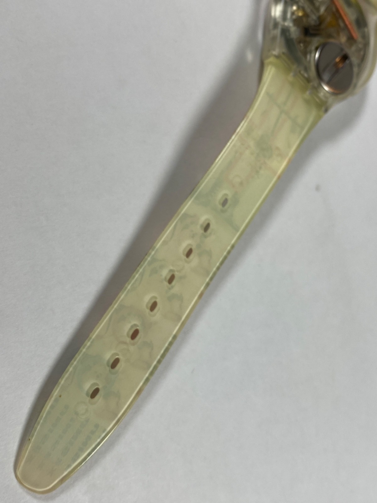 Vintage 1997 Swatch GK407 “BISEX” Pop Art Watch WHAT AM I TODAY Box Papers Works