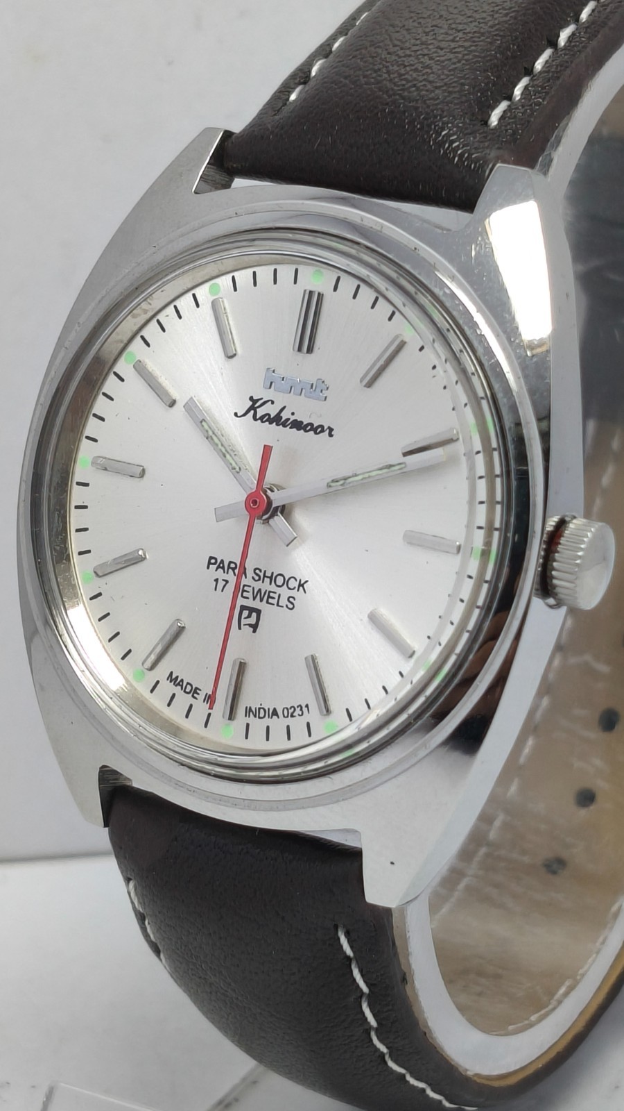 HMT Kohinooor 17J Hand Winding Wrist Watch For Men’s In Working Condition