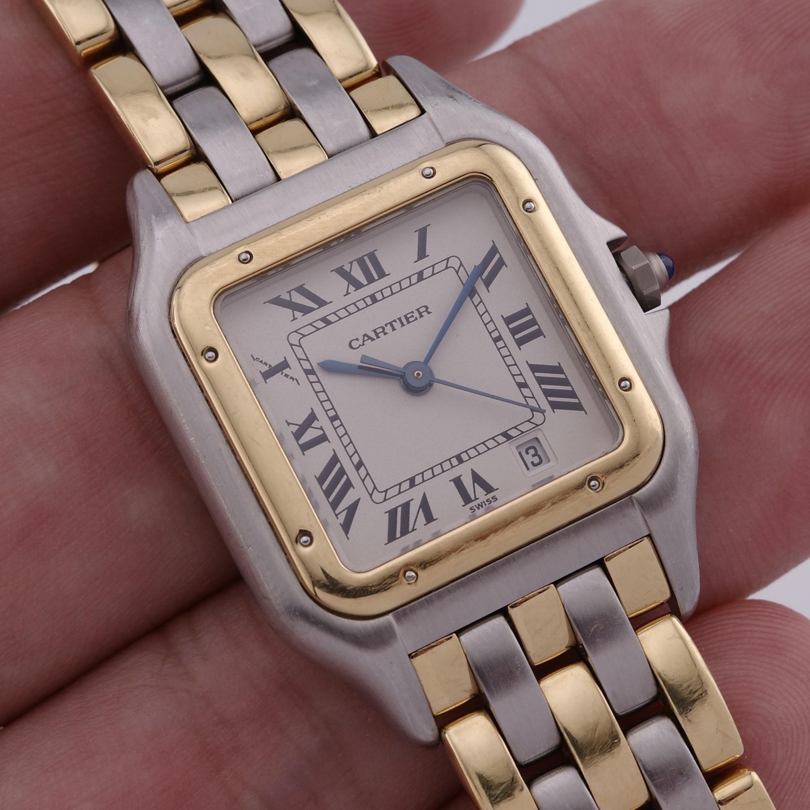 Two-Tone Cartier Panthère W25028B8 Medium Model Watch