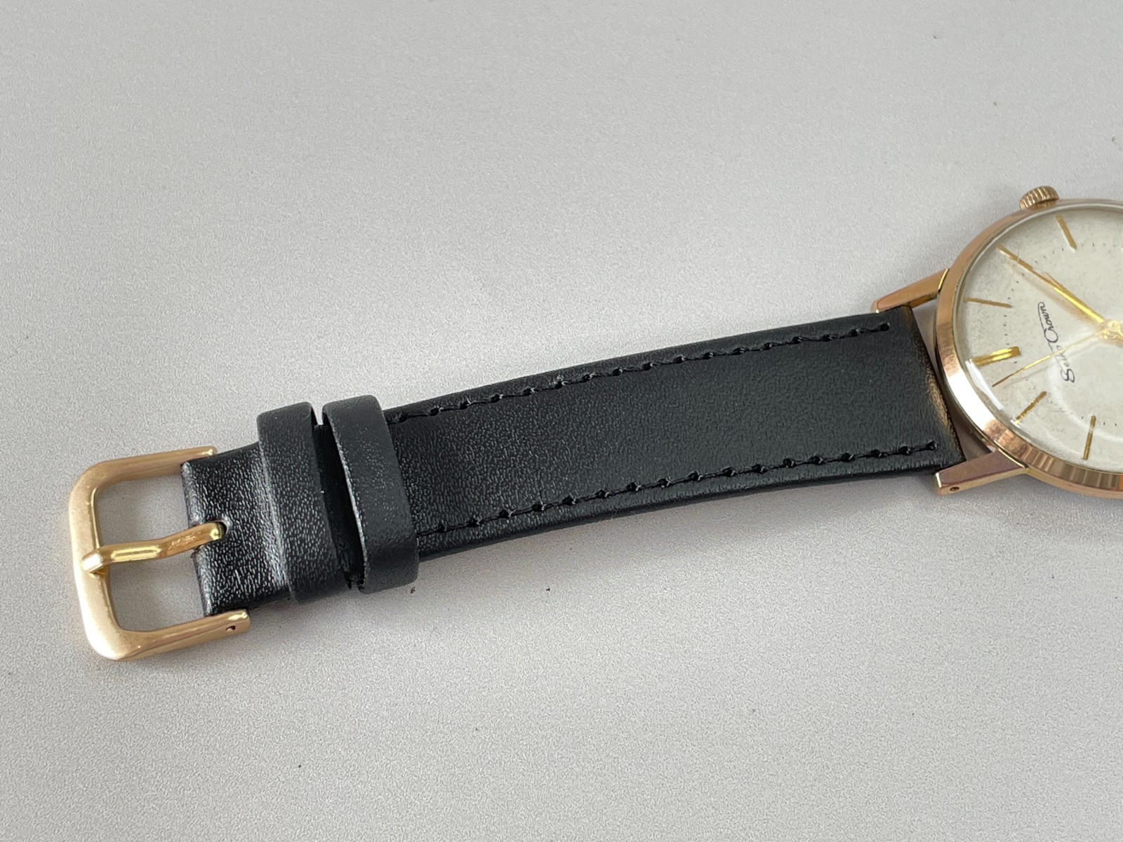 SEIKO Crown J14036 Men’s Manual Watch [US Stock] Vintage 1959 19 Jewels *Exc+5