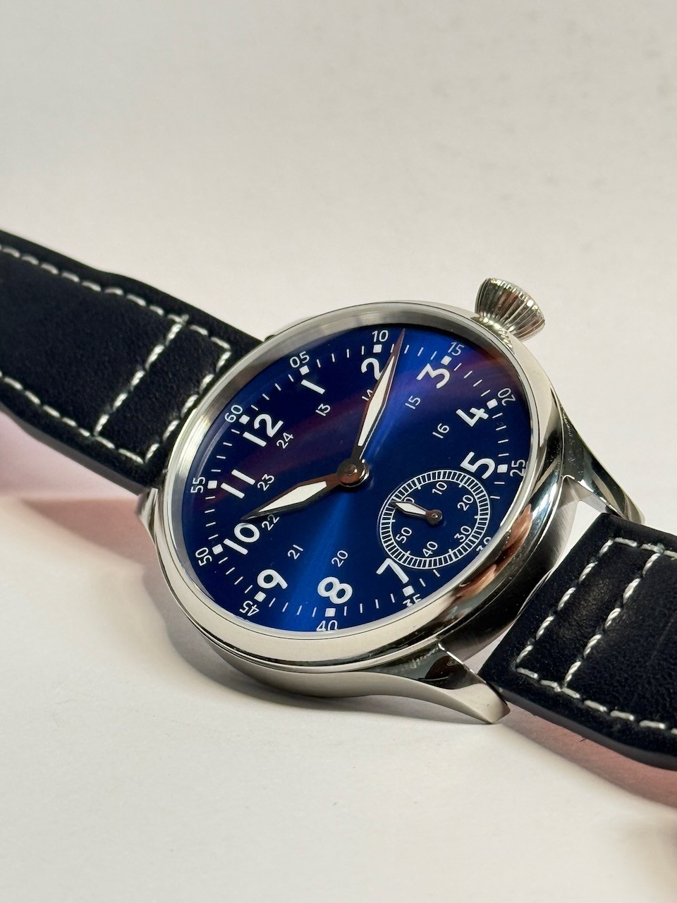 Pike Watches Hamburg Handcrafted Flieger Watch Aviator 41mm Mechanical 30m