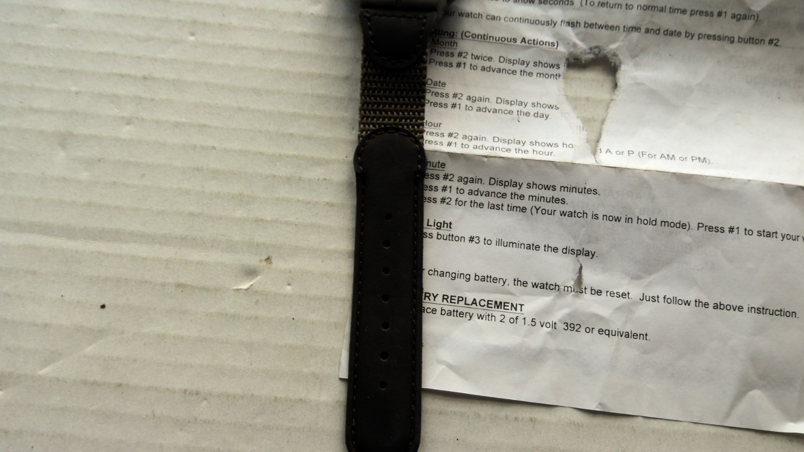 Lifelong Quartz Wrist Watch with Instruction Paper Hanig & Co Digital China
