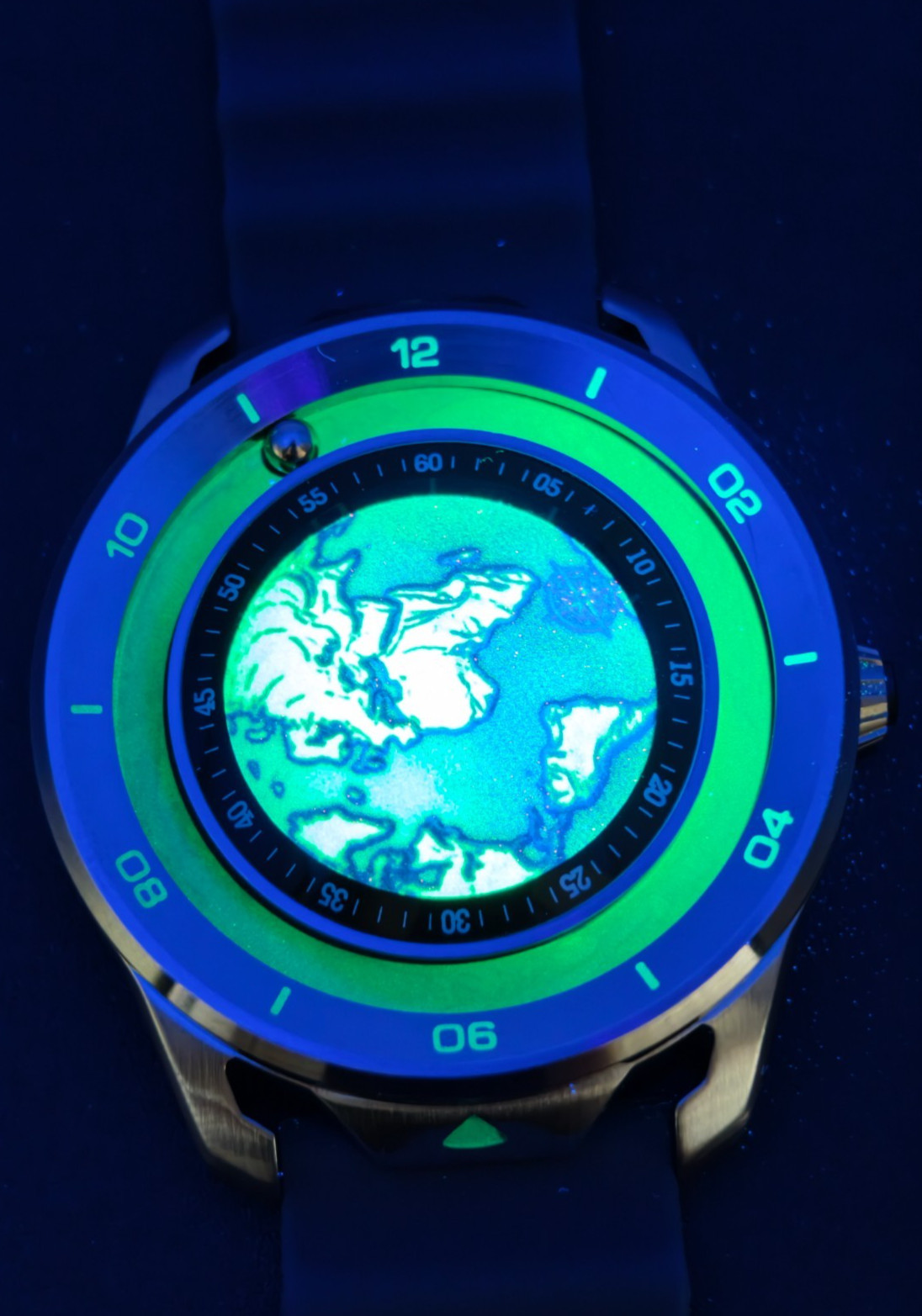 Magnet Orbit Earth Luminous Magnetic Unique Design Watch Japan Miyota Quartz
