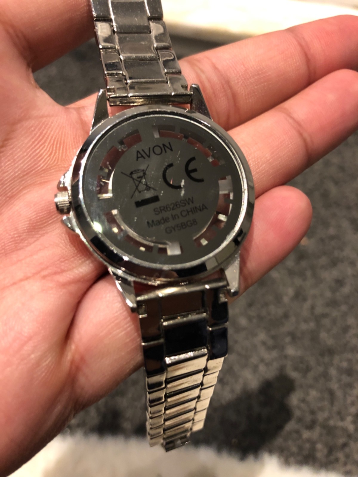 Avon watch SR626SW silver stainless steel