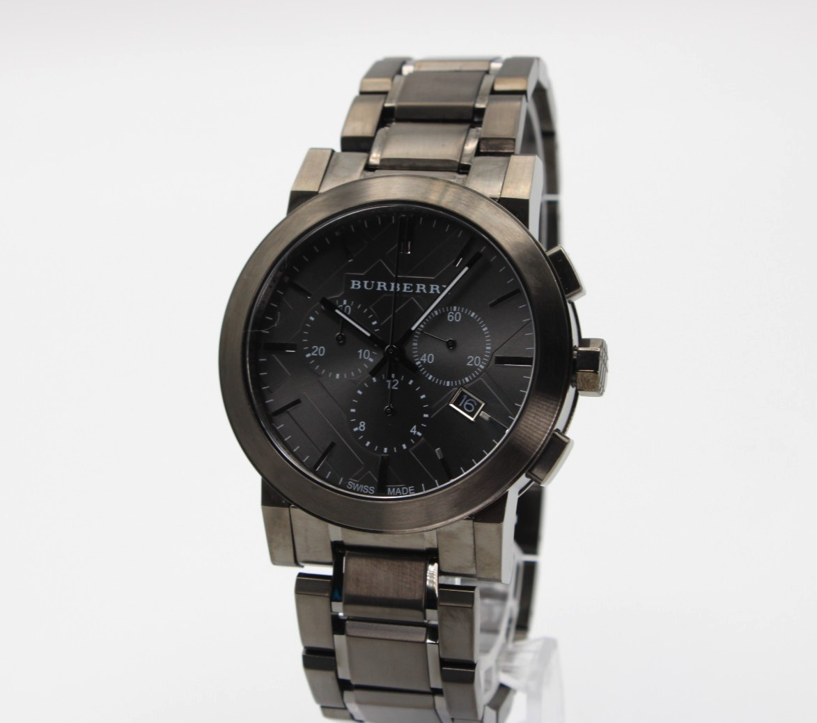 BURBERRY The City BU9354 Dark Gray Men’s Watch 42mm