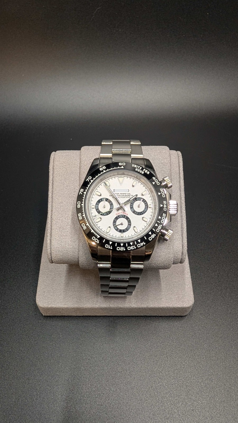 [US] New Custom 39mm Seitona “Panda” Black White Mod Watch with VK63 Chronograph