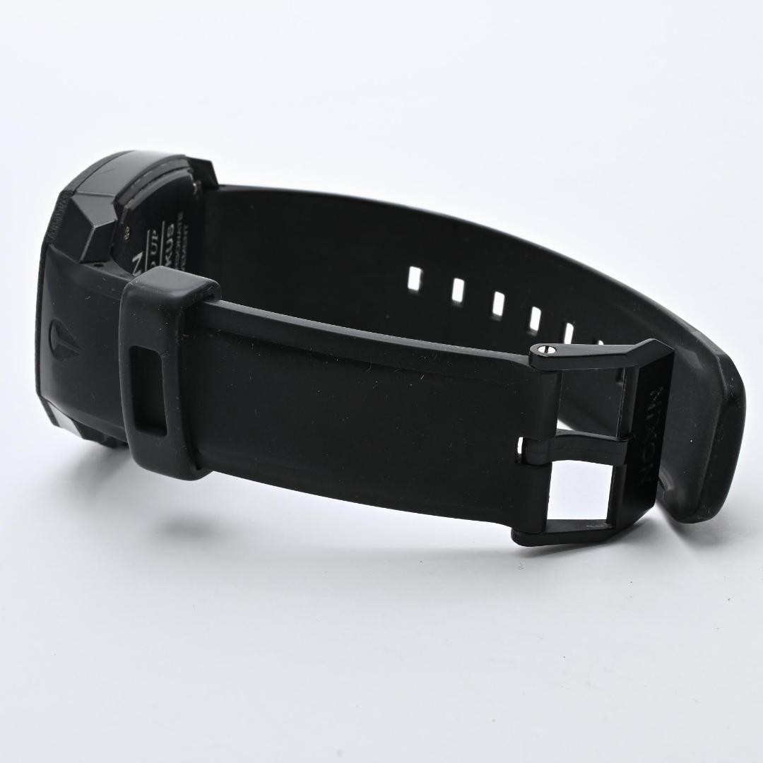 NIXON THE RUCKUS Watch Black Polycarbonate Quartz Timepiece Excellent