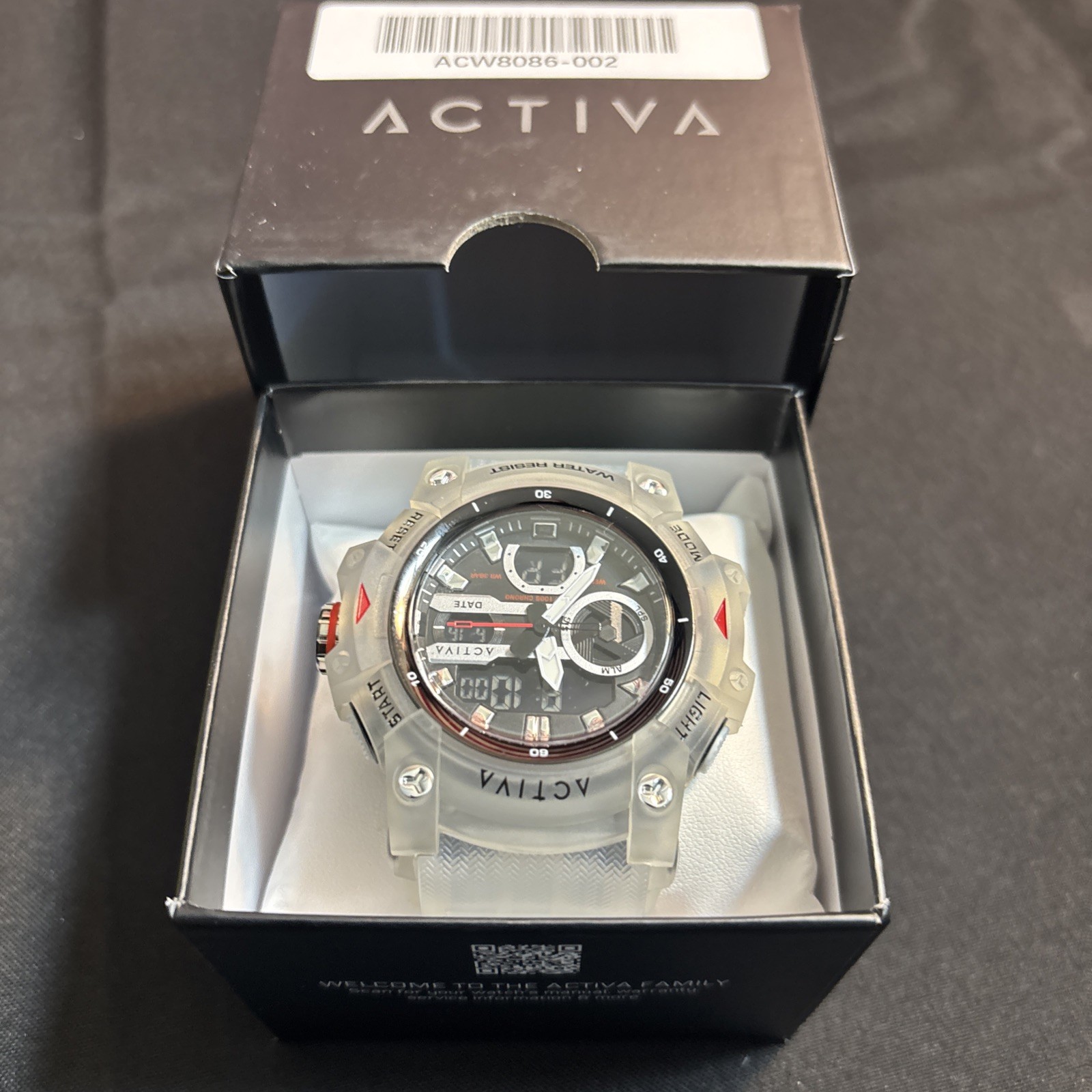 Invicta’s Activa X Digital 🔥🔥Acw8086-002 Clear Quartz Unisex Watch