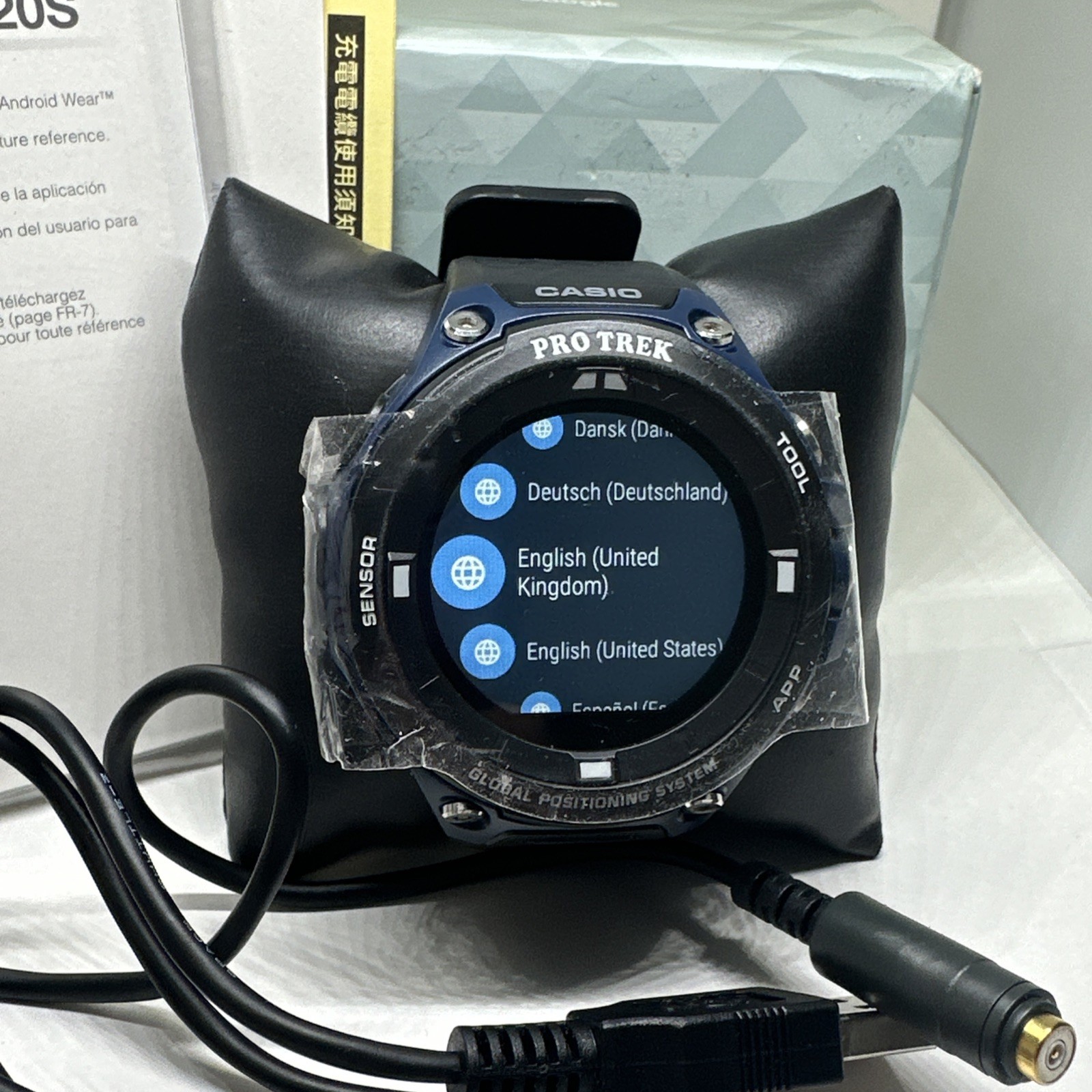 Casio Pro Trek WSD-F20 Men’s Black Silicone Band Digital GPS Smartwatch XOB128