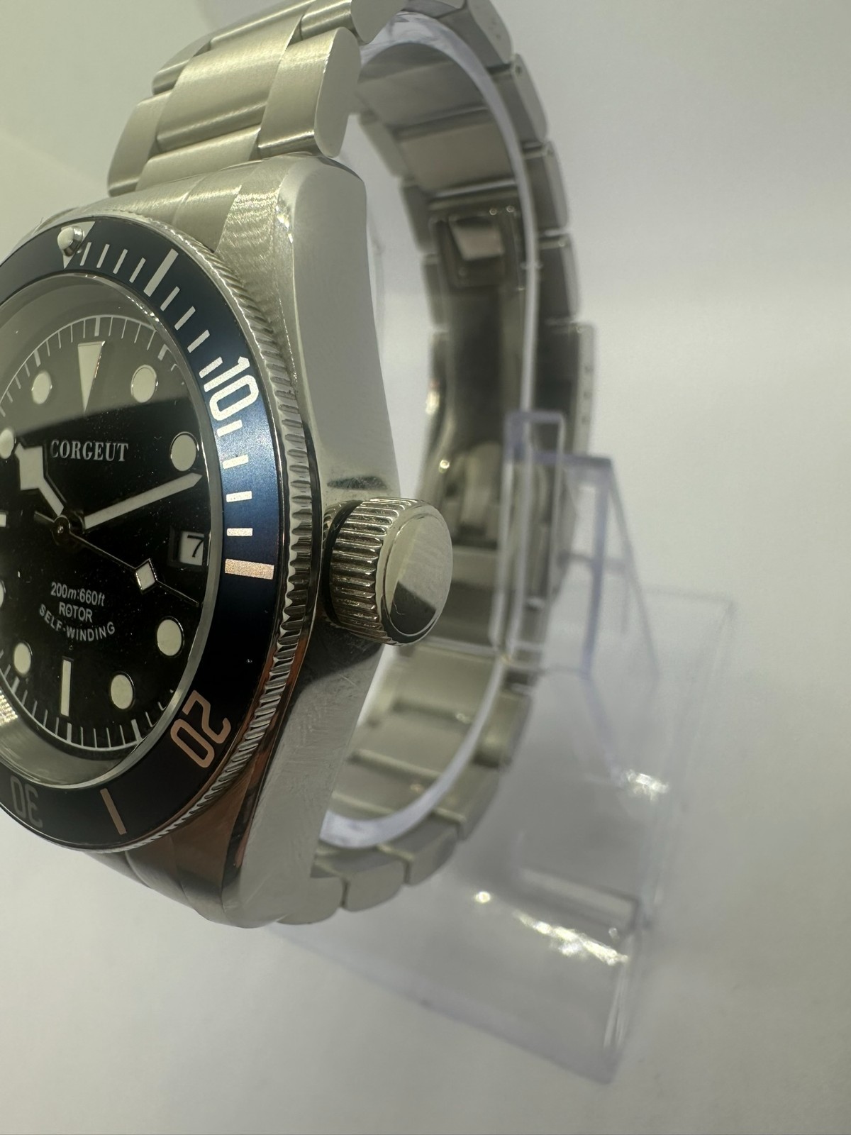 Corgeut 2010 Miyota 8215 41mm Sapphire Automatic 200M Diver Watch