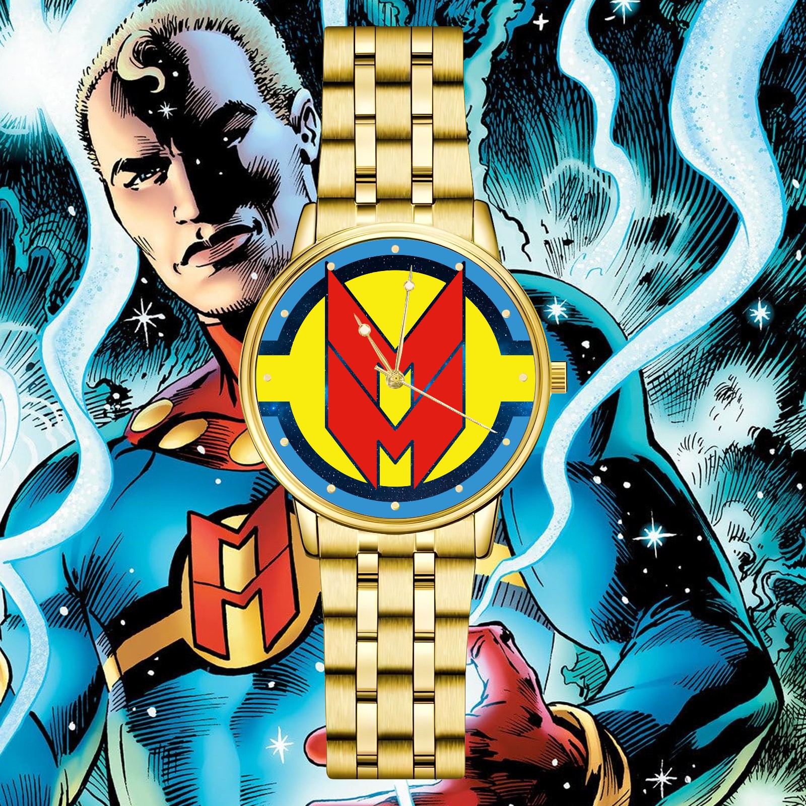 Miracleman Symbol Engraved Wristwatch