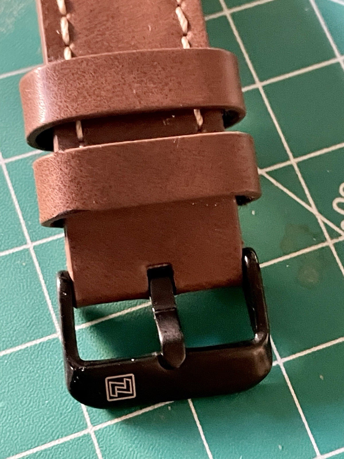 NAVIFORCE MILITARY STYLE NF9177 NEW BATTERY, ORIGINAL BROWN BAND
