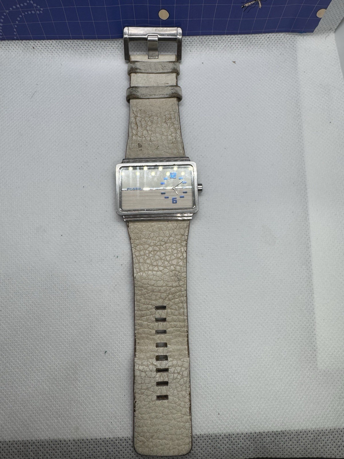 Rare Fossil Watch JR-9445 Working
