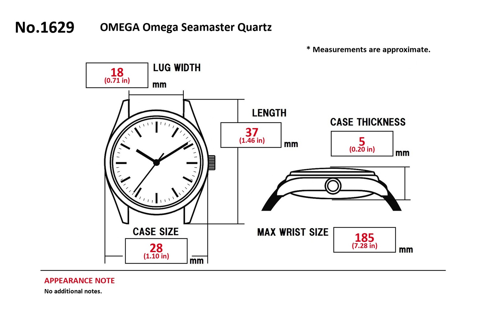 Vintage OMEGA Seamaster Cal.1430 Ref.196.0265 Men’s Quartz Watch 28mm From JAPAN