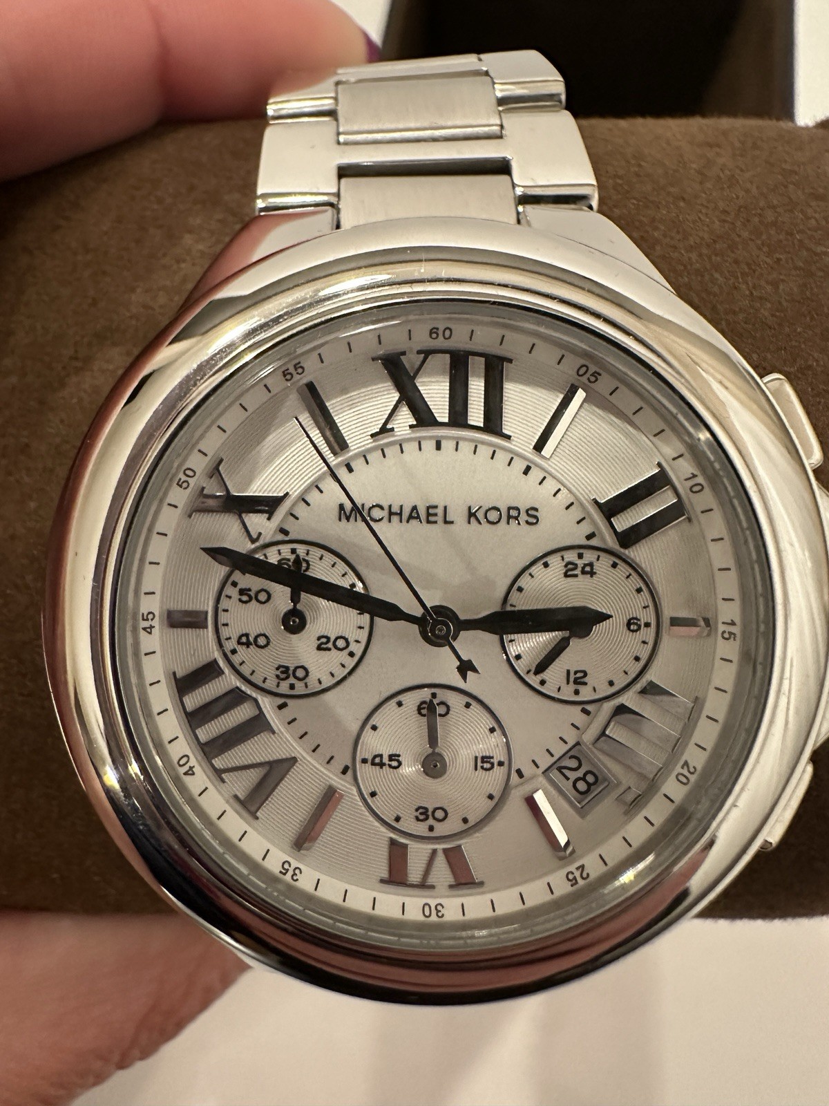Michael Kors Bradshaw MK5719 Stainless Steel Wrist Watch for Women NEW IN BOX