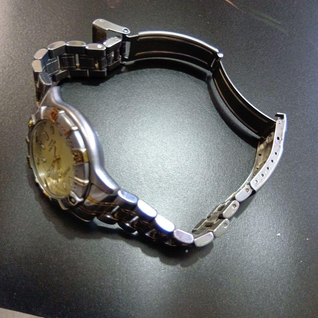 SEIKO SCUBA 200m Silver Gold Watch Running Screw Crown 17.5cm