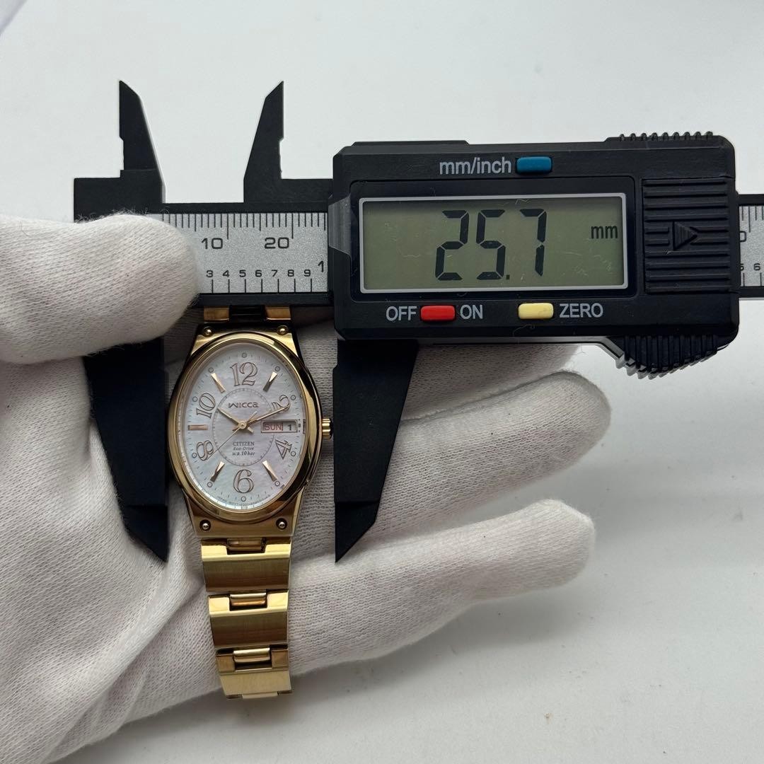 CITIZEN Solar Watch, Excellent Condition, Oval Shell Case, Day-Date