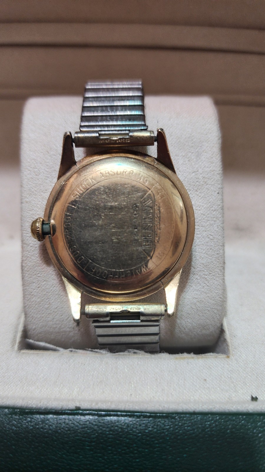 Benrus Three-Star Shock Absorber Watch Vintage Men’s 10K RGP