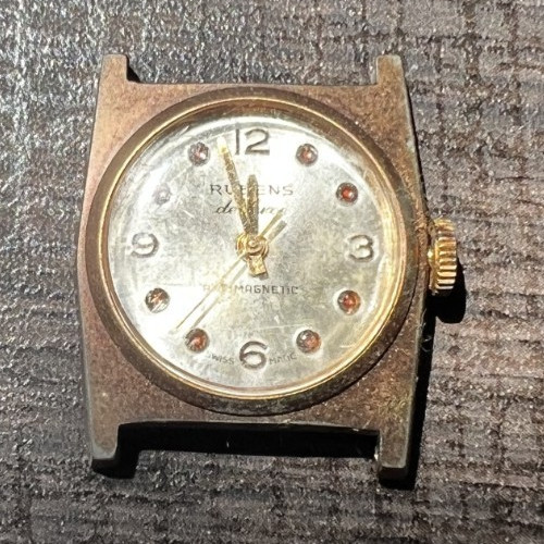 Bulova Rubens Women’s Manual Wind Mechanical Watch Central Second Gold Head