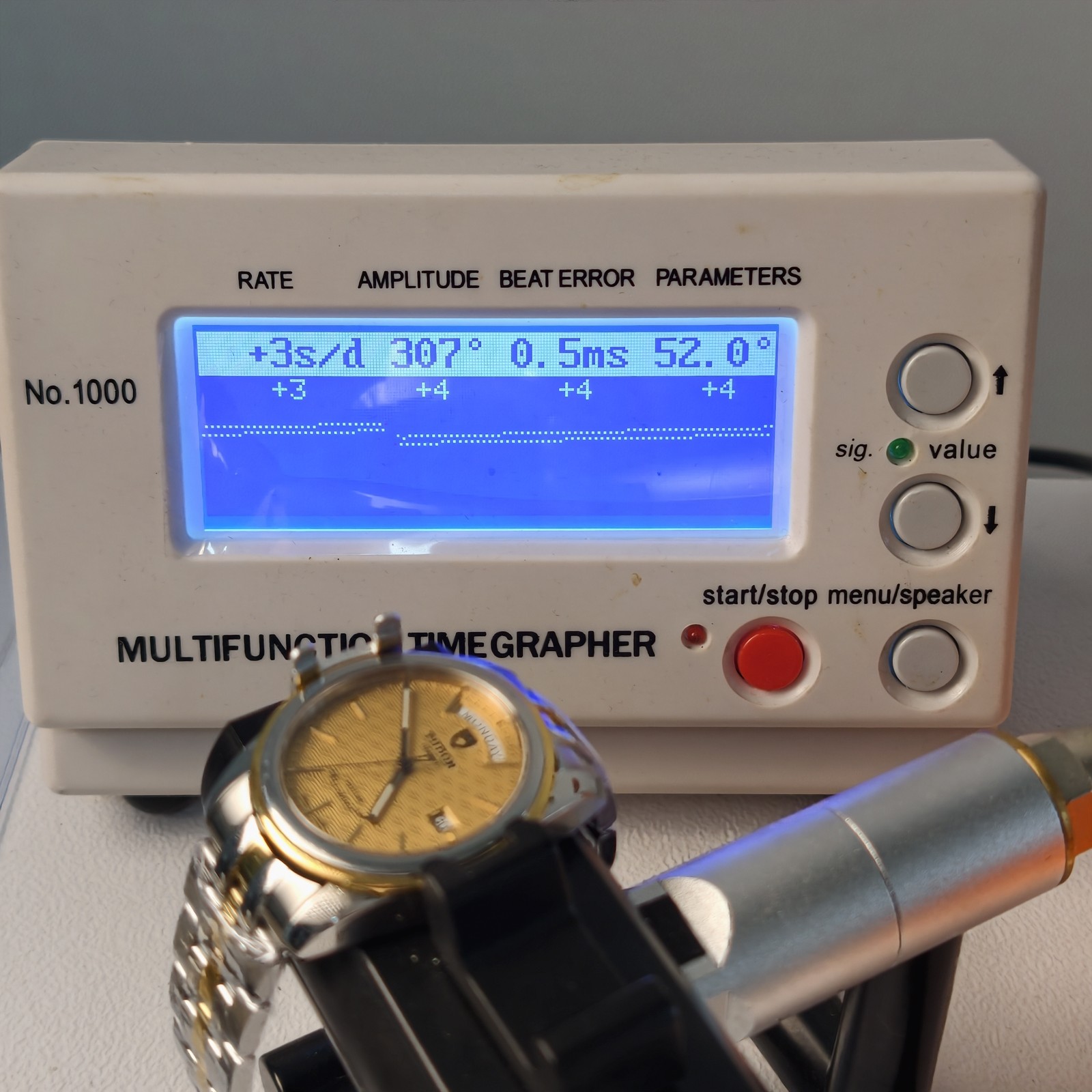 Tudor Gilding Linen Dial Glamour M56003-0003 Men’s Watch Automatic 39mm Date
