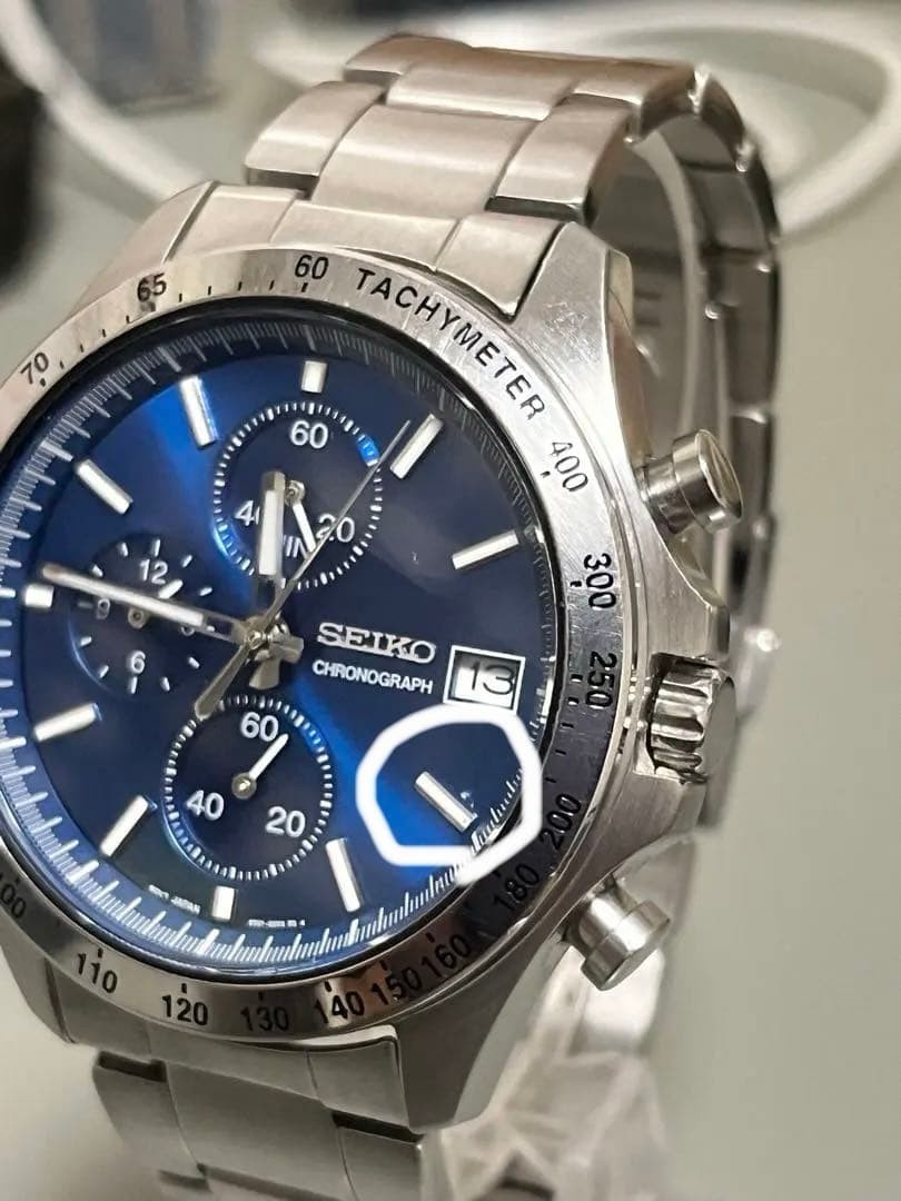 SEIKO 10 ATM Water Resistant Chronograph Quartz Watch