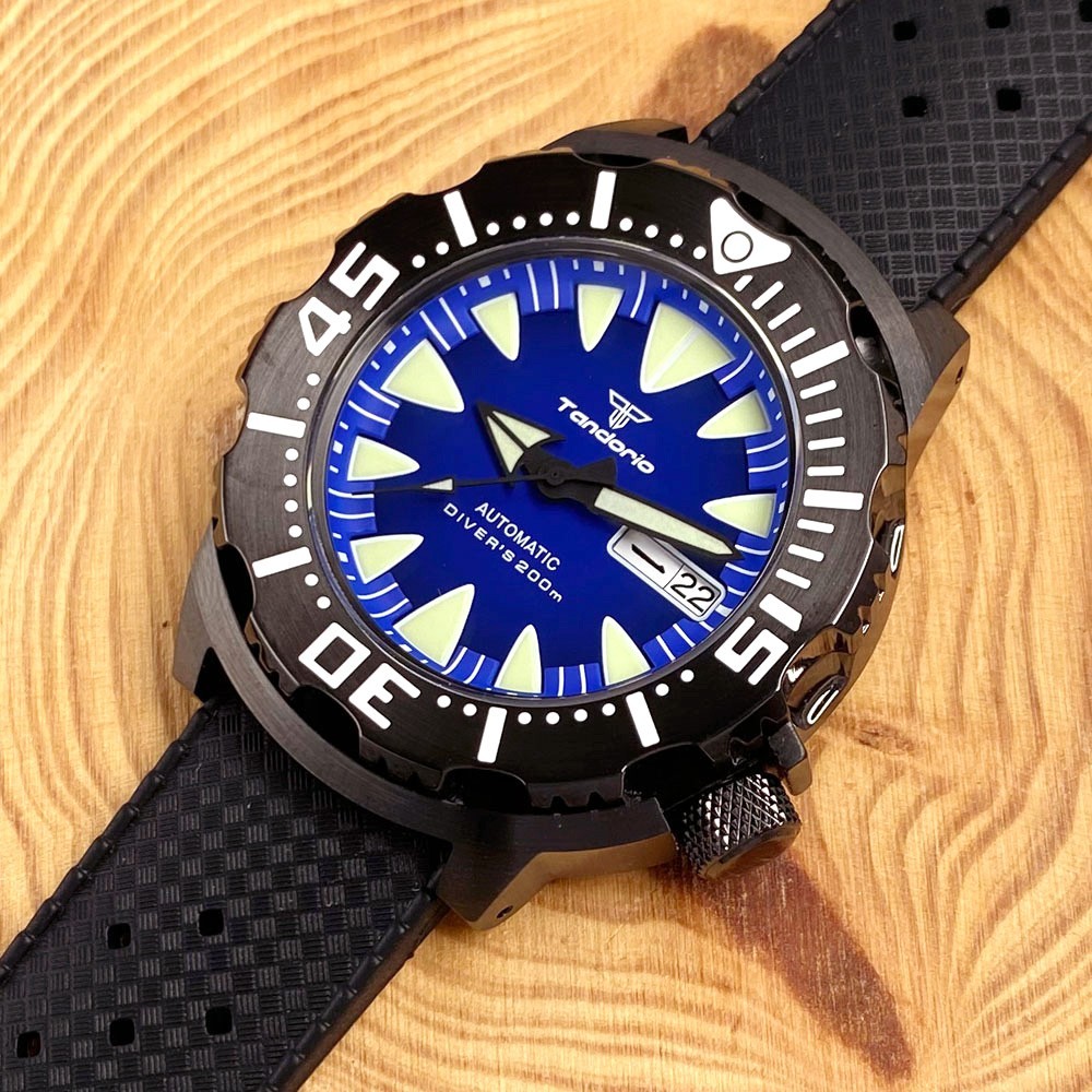 20ATM Diver Tandorio 42mm AR Sapphire Glass Japan NH36 Automatic Men Watch Lume