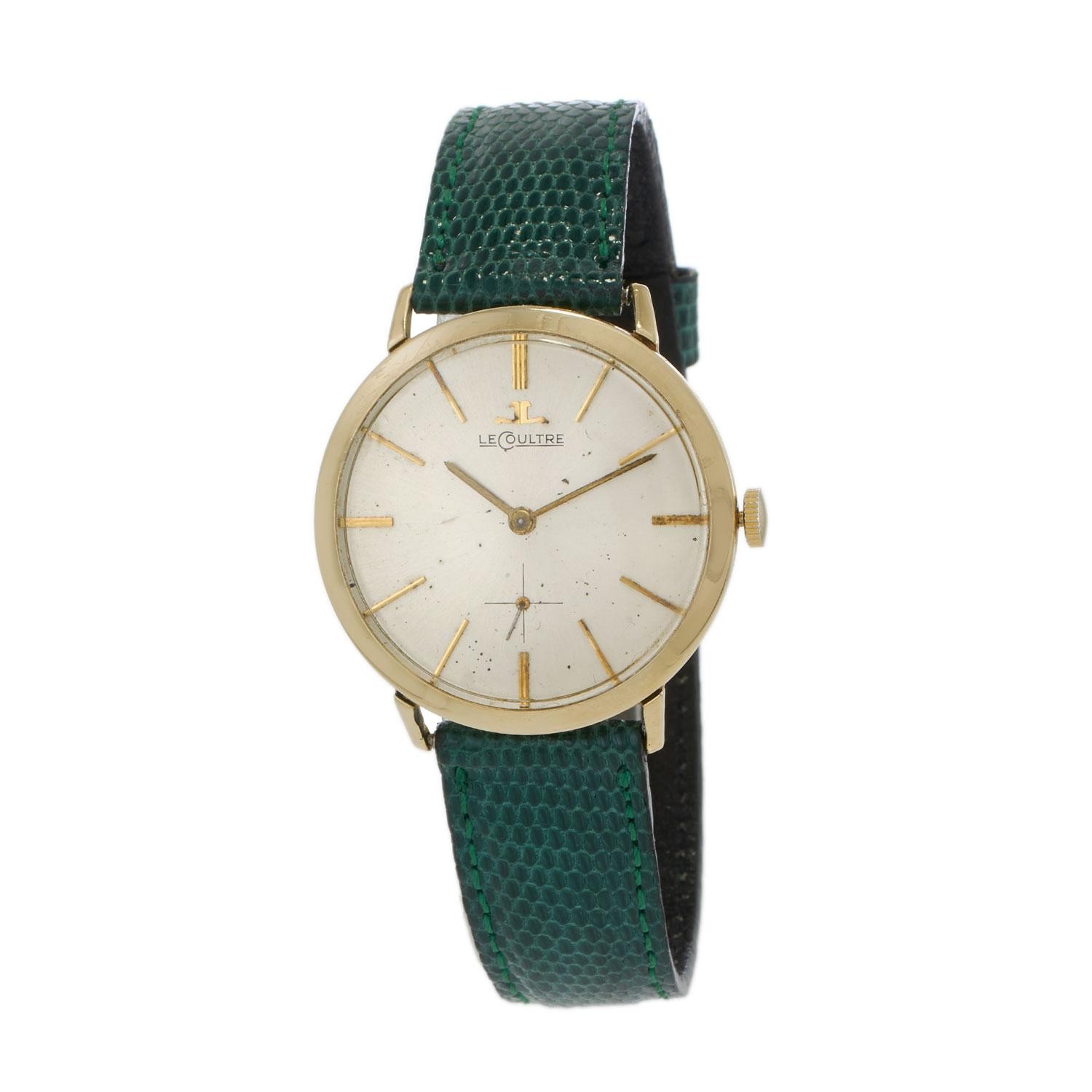 Vintage 1955 LeCoultre Ref. 3036 14KT Gold Sub-Seconds Dress Watch