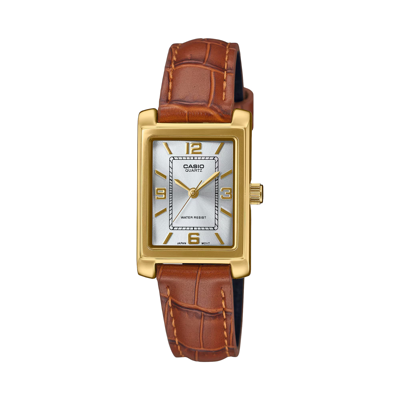 Casio LTP-1234GLL-7A DISPLAY Women’s Watch Stainless Steel Case Silver Dial