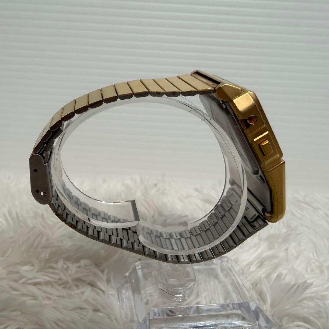Rare CASIO DBC-610 Data Bank Gold Vintage Watch Functional