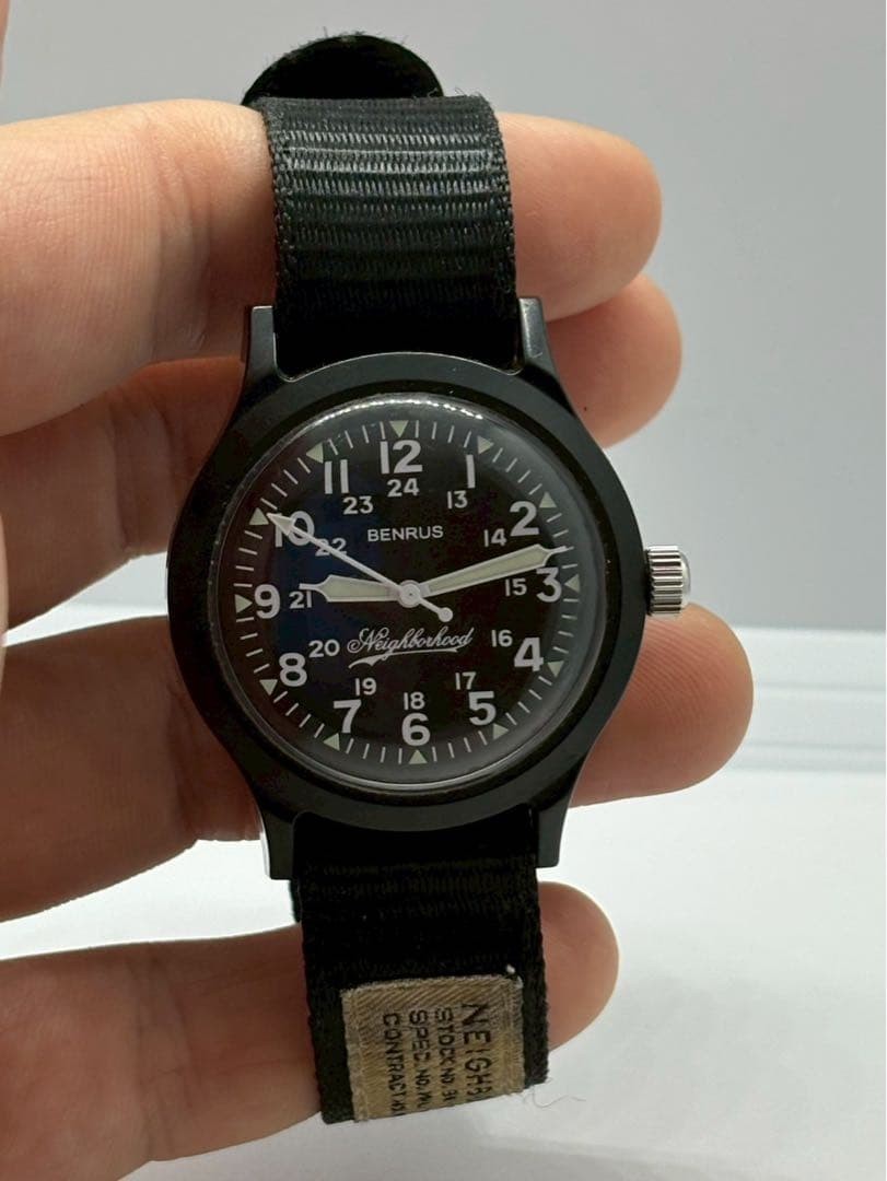 Benrus Neighborhood Collab Military Watch Timepiece Vintage Rare Authentic