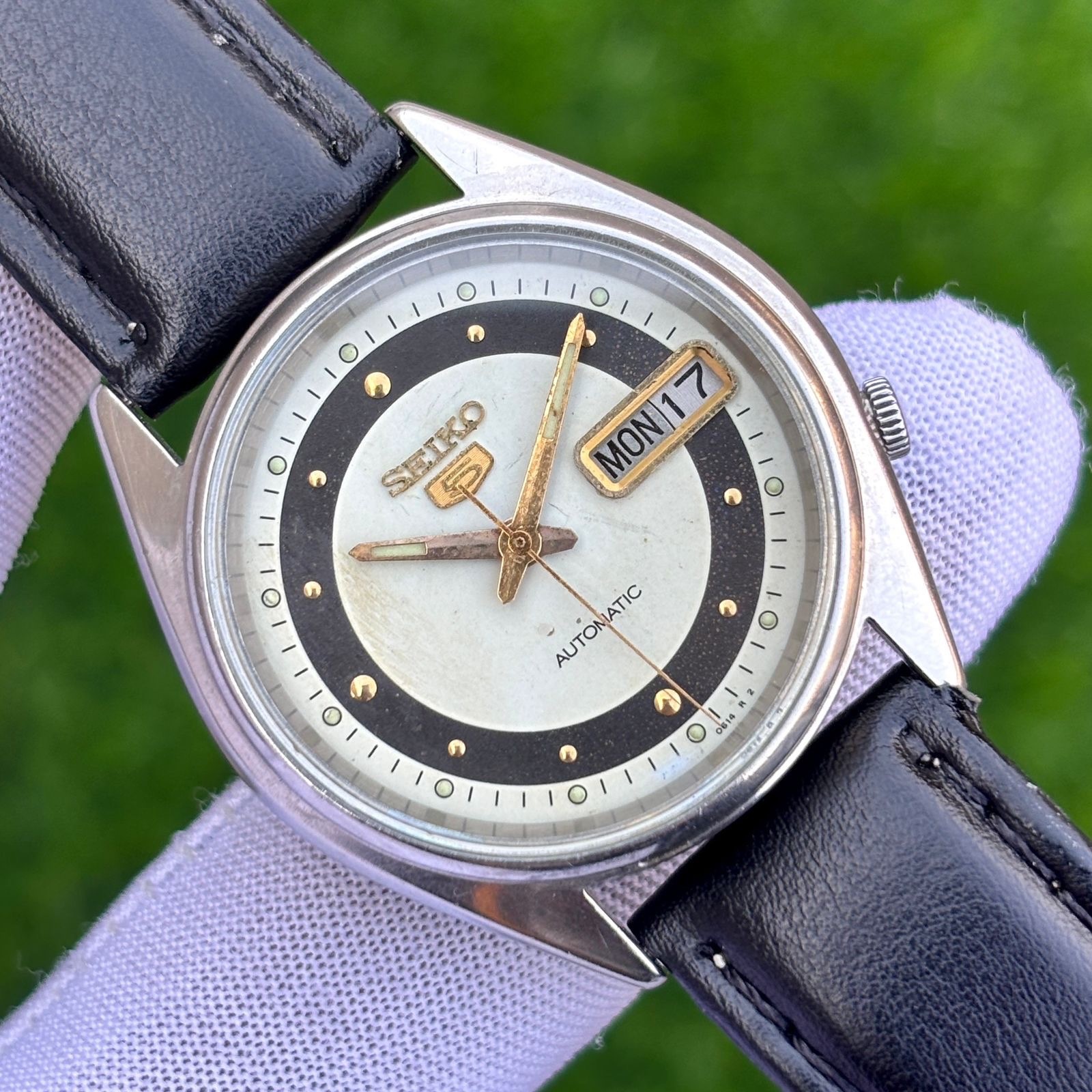 Vintage Seiko 5 Dress Formal Automatic Japan Made Men’s Watch 7009-6001