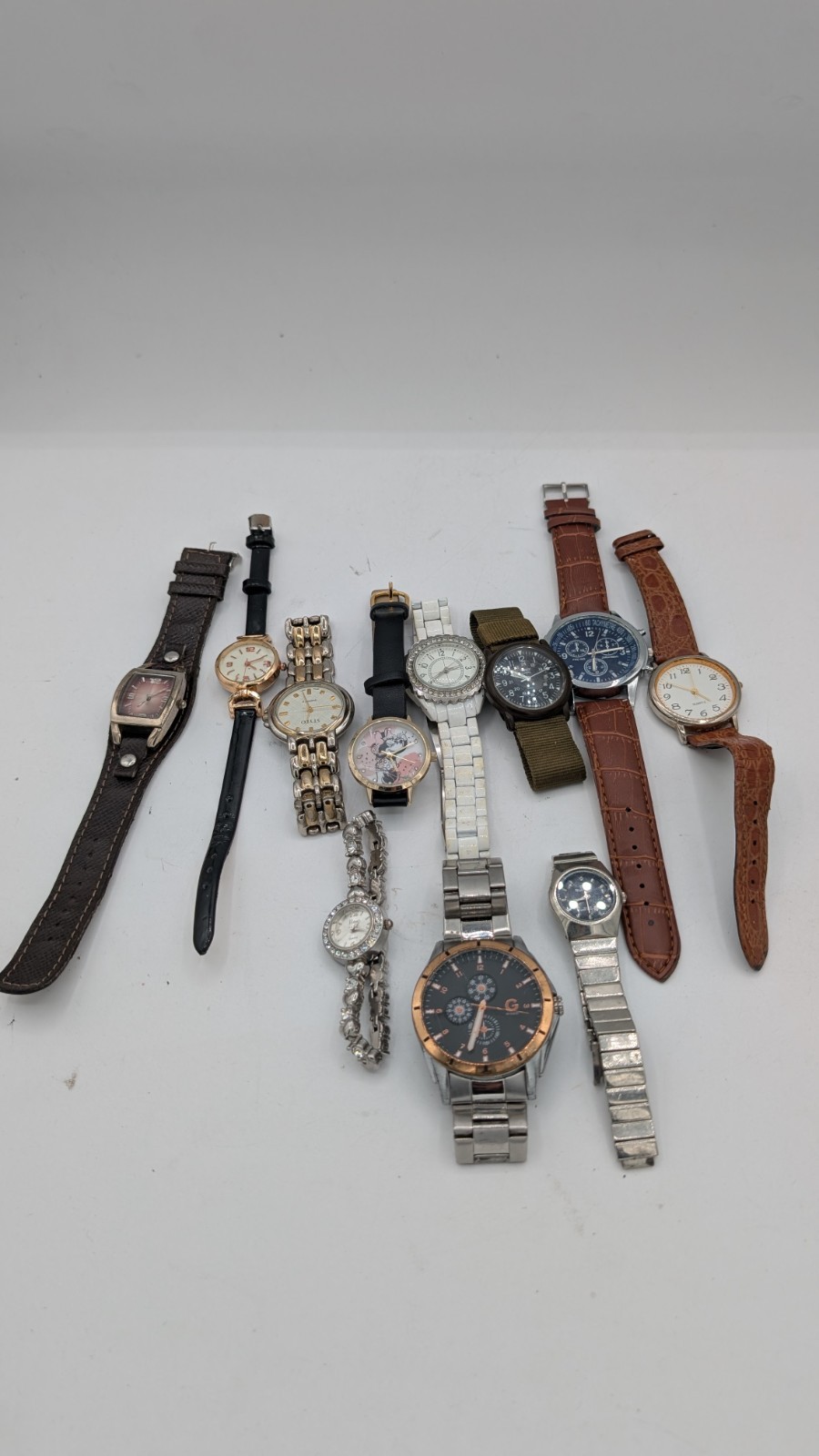 Lot Of 11 various Watches Untested