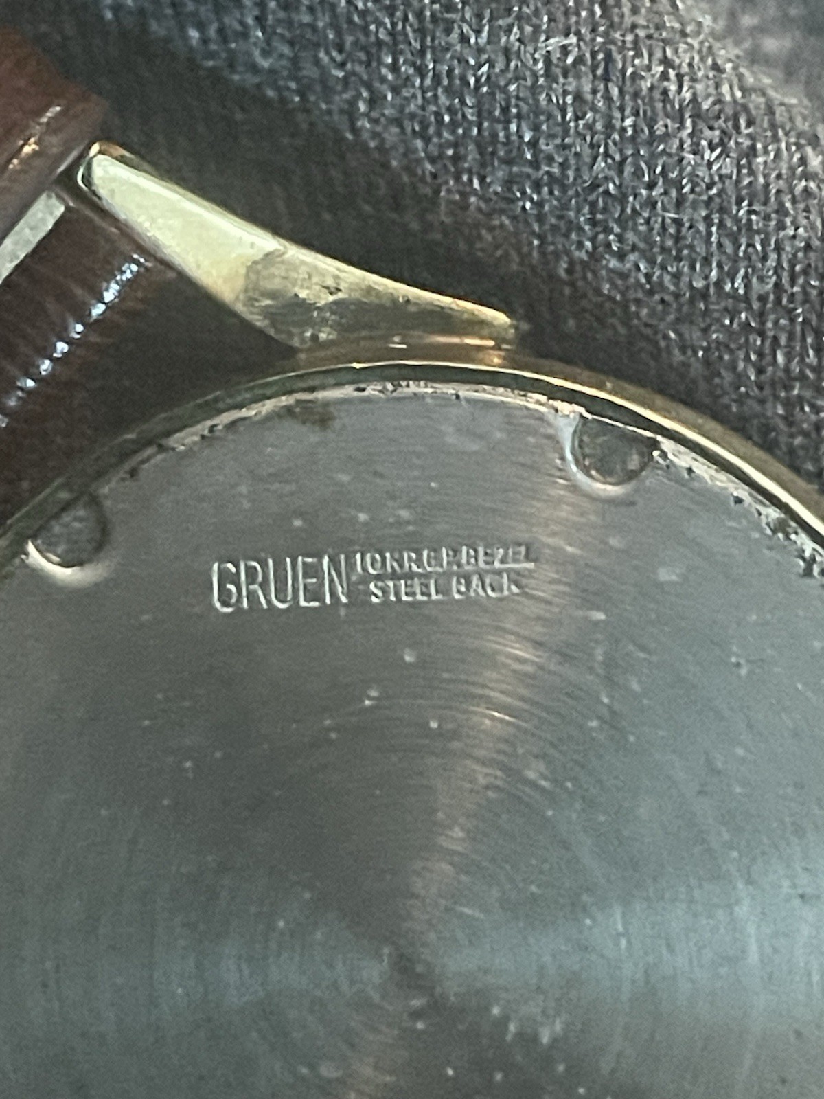 Rare Vintage Gruen Purina Chow Advertising Watch 10K RGP Manual Wind Running