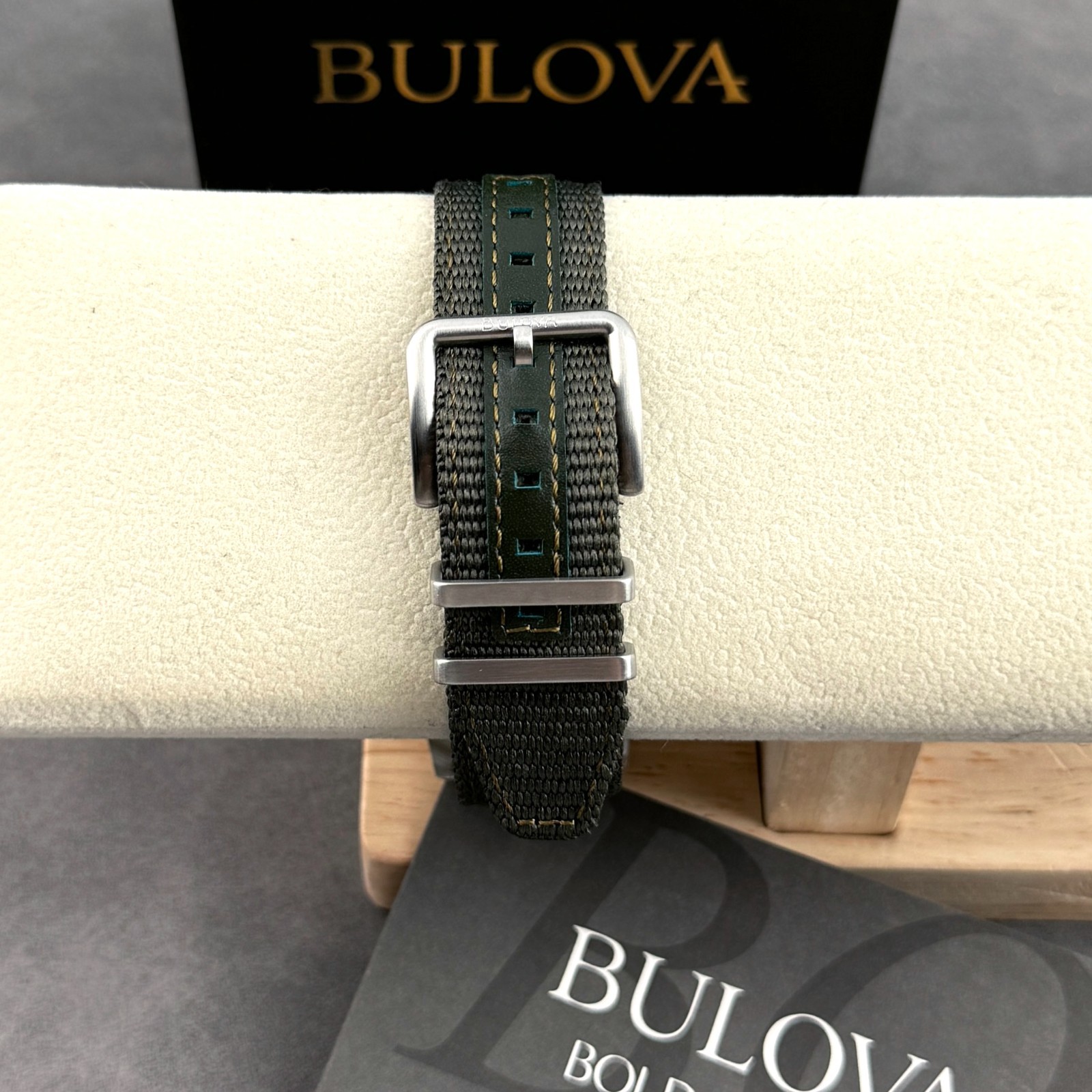 New Bulova Hack VWI Special Edition Automatic 38mm Black Dial Men’s Watch 96A259