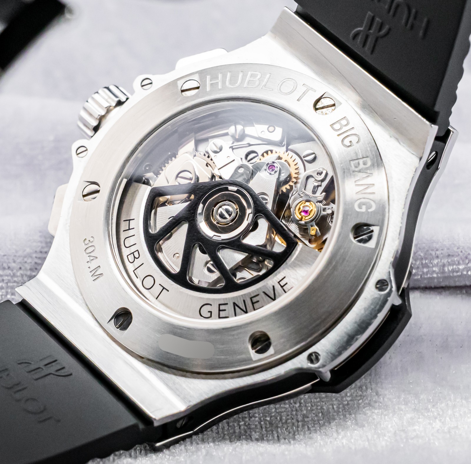 Hublot Big Bang 44 Original Diamond $20K MSRP FACTORY-SET 301.SX.130.RX.114