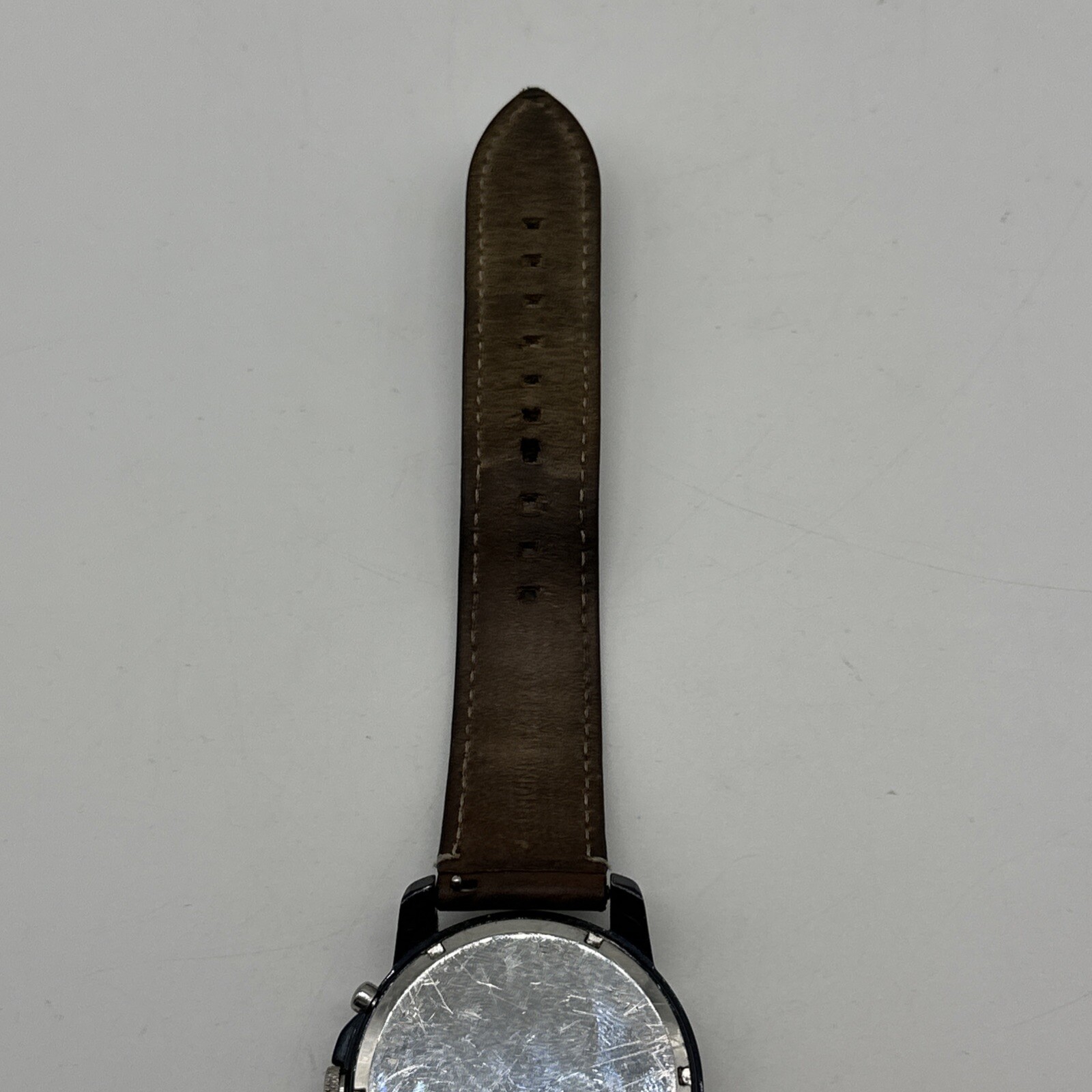 Fossil FS5151 Blue Dial Brown Leather Band Men’s Wrist Watch