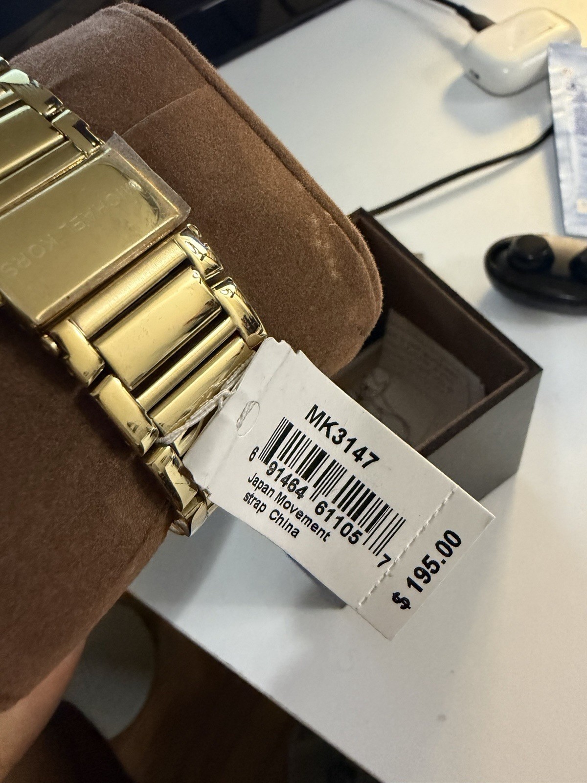 Michael Kors MK3147 Mother of Pearl Dial Gold Tone Stainless Women’s Watch