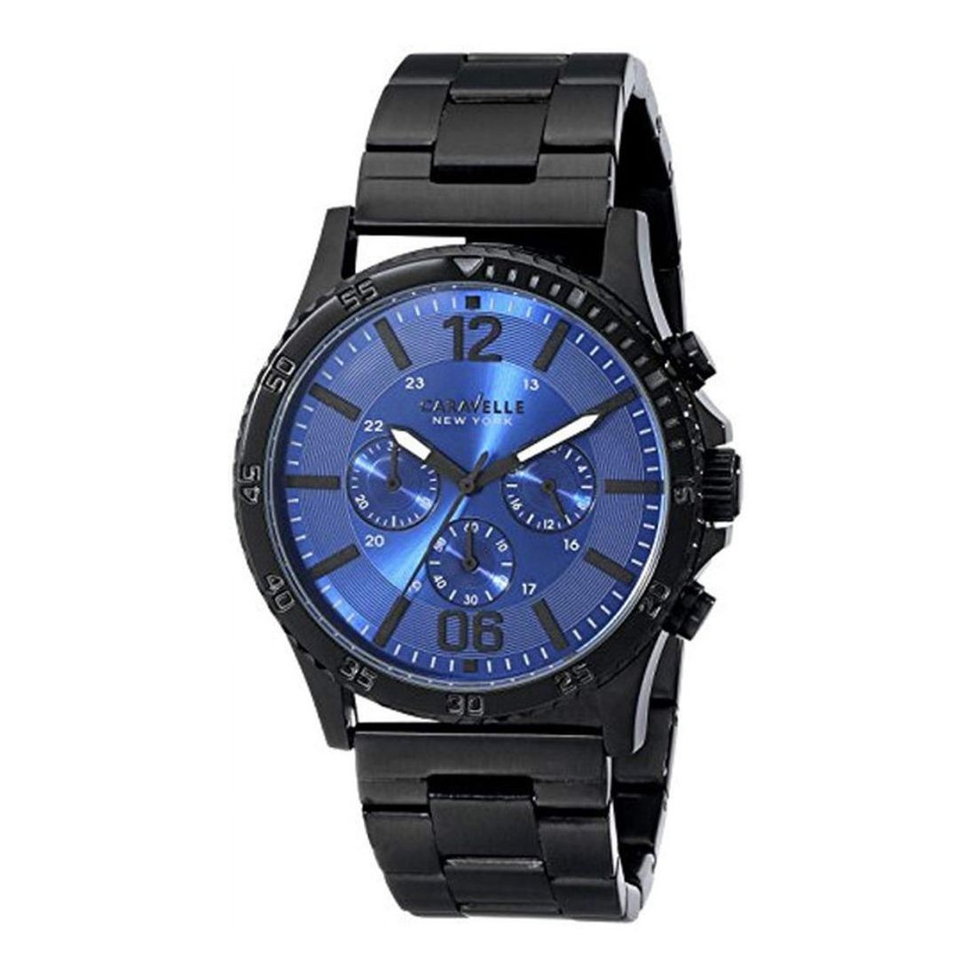 Bulova Caravelle Chronograph Men’s Blue Dial Quartz Watch 45A106