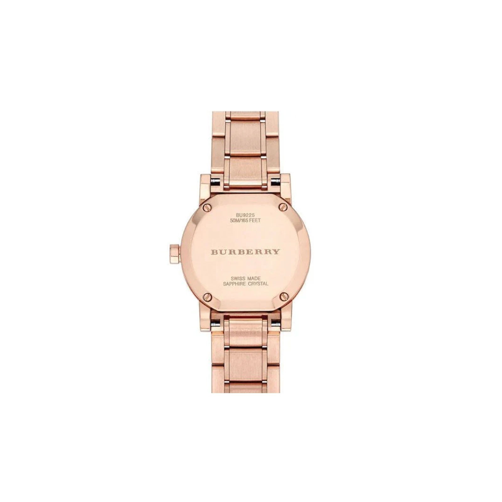 Burberry BU9225 26mm The City Rose Gold Diamond Bezel Swiss Quartz Womens Watch
